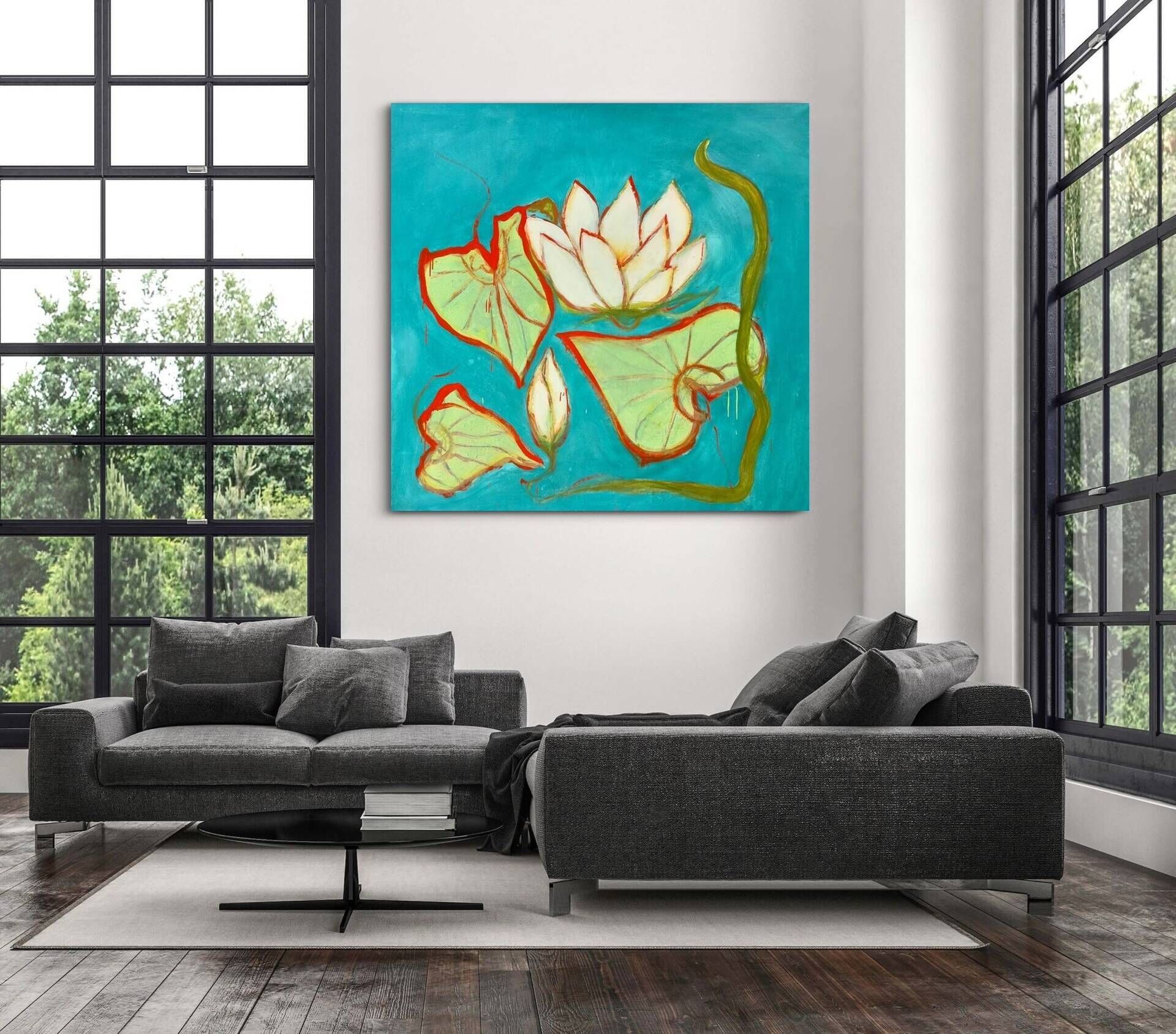 Golden Summer Waterlilies 3 - Martina  Schepperle  1