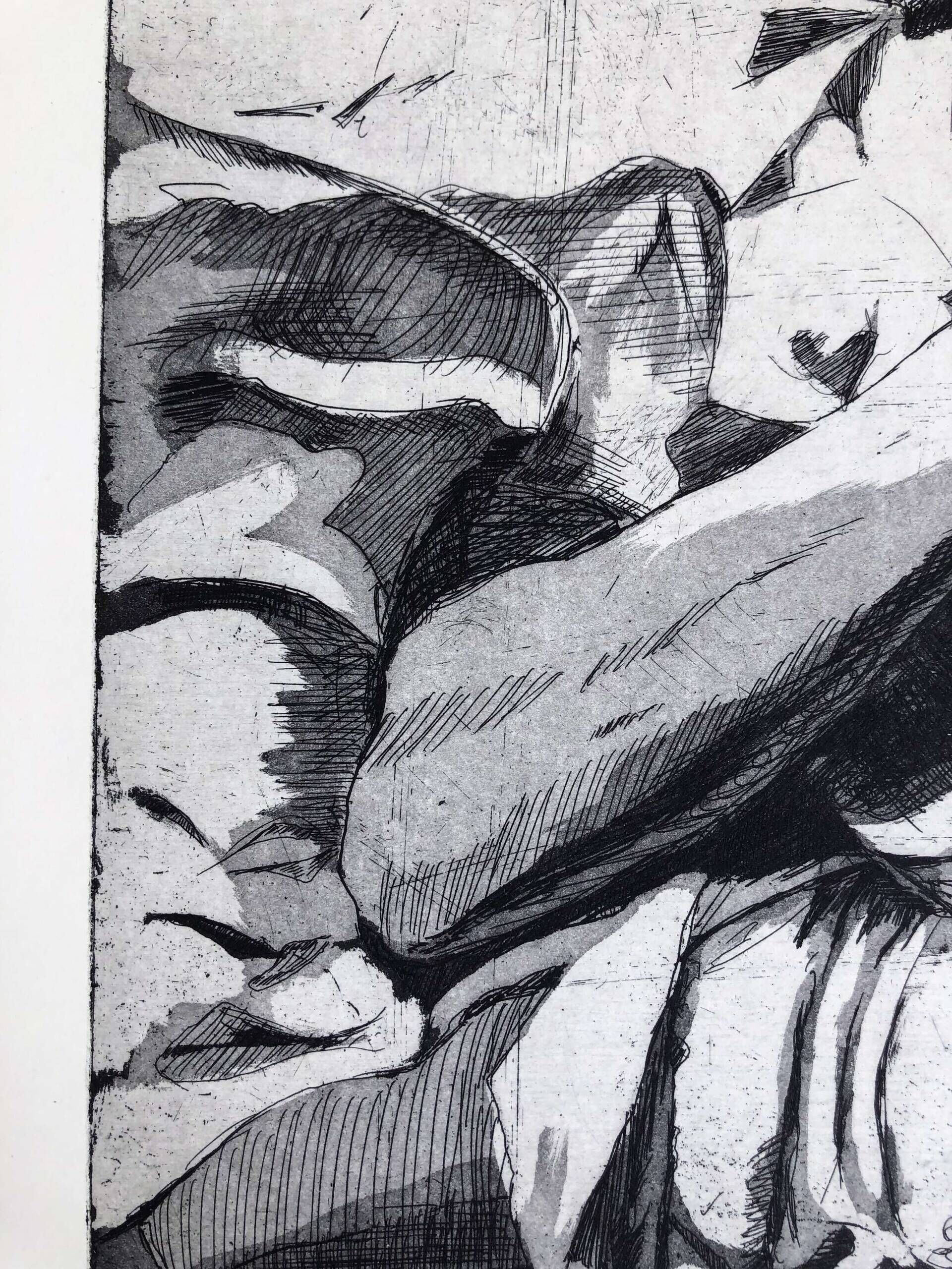 ohne Titel (Zigarette und Kind) - Julius Fischer 2