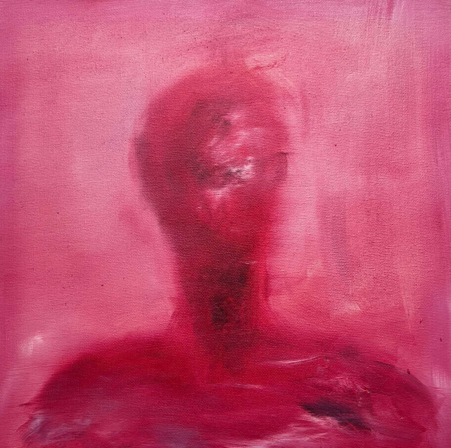 Dissolved Portrait in Red - Leonel Perez 1
