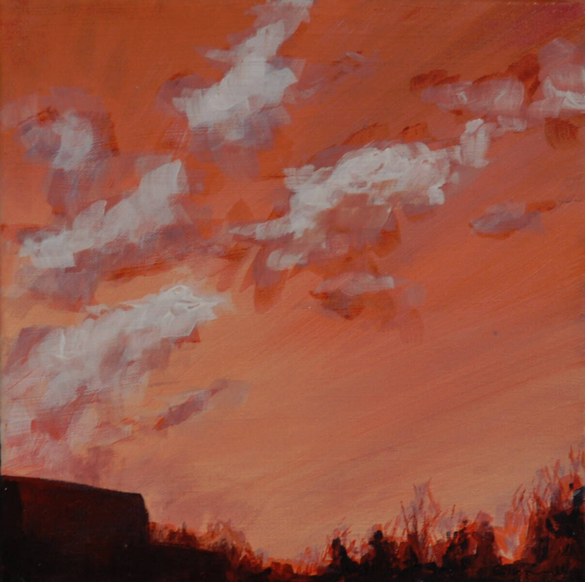 Abendhimmel Leuchtend