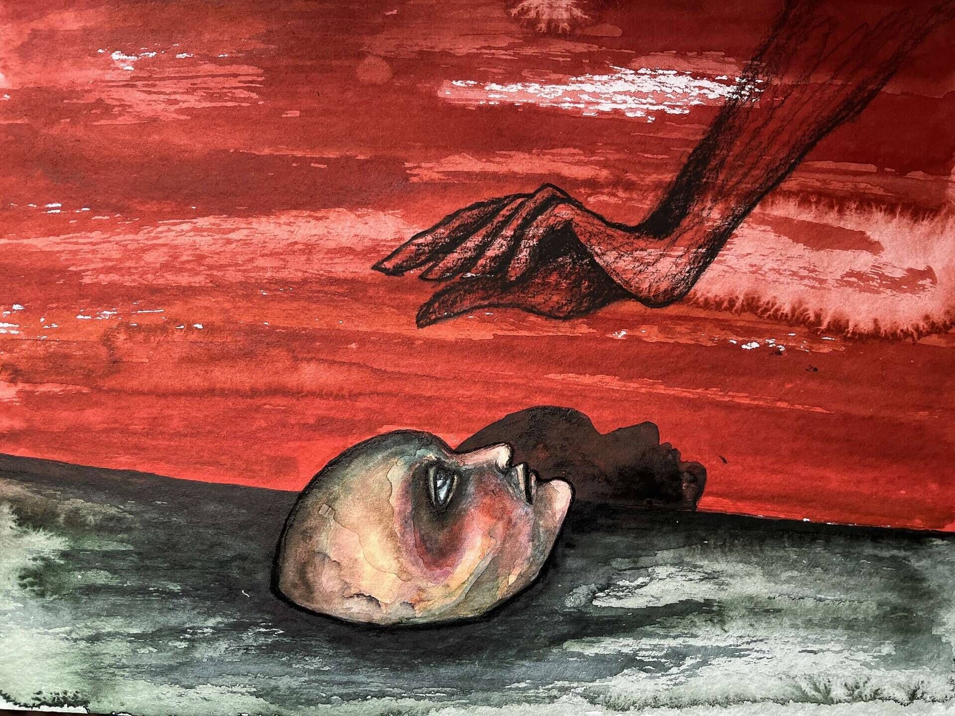 The shadow of the hand  - I saw 1