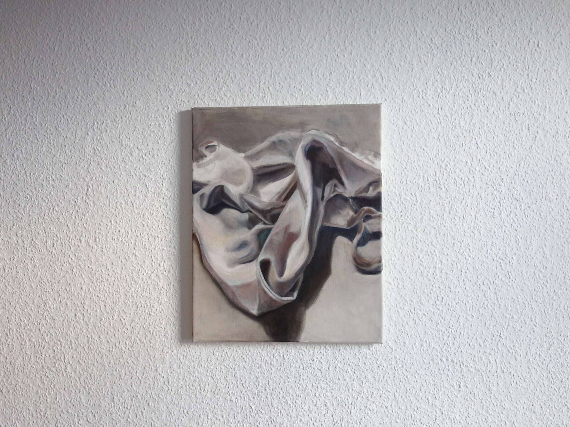 Faltenwurf Ölskizze - Johanna Bajog 1