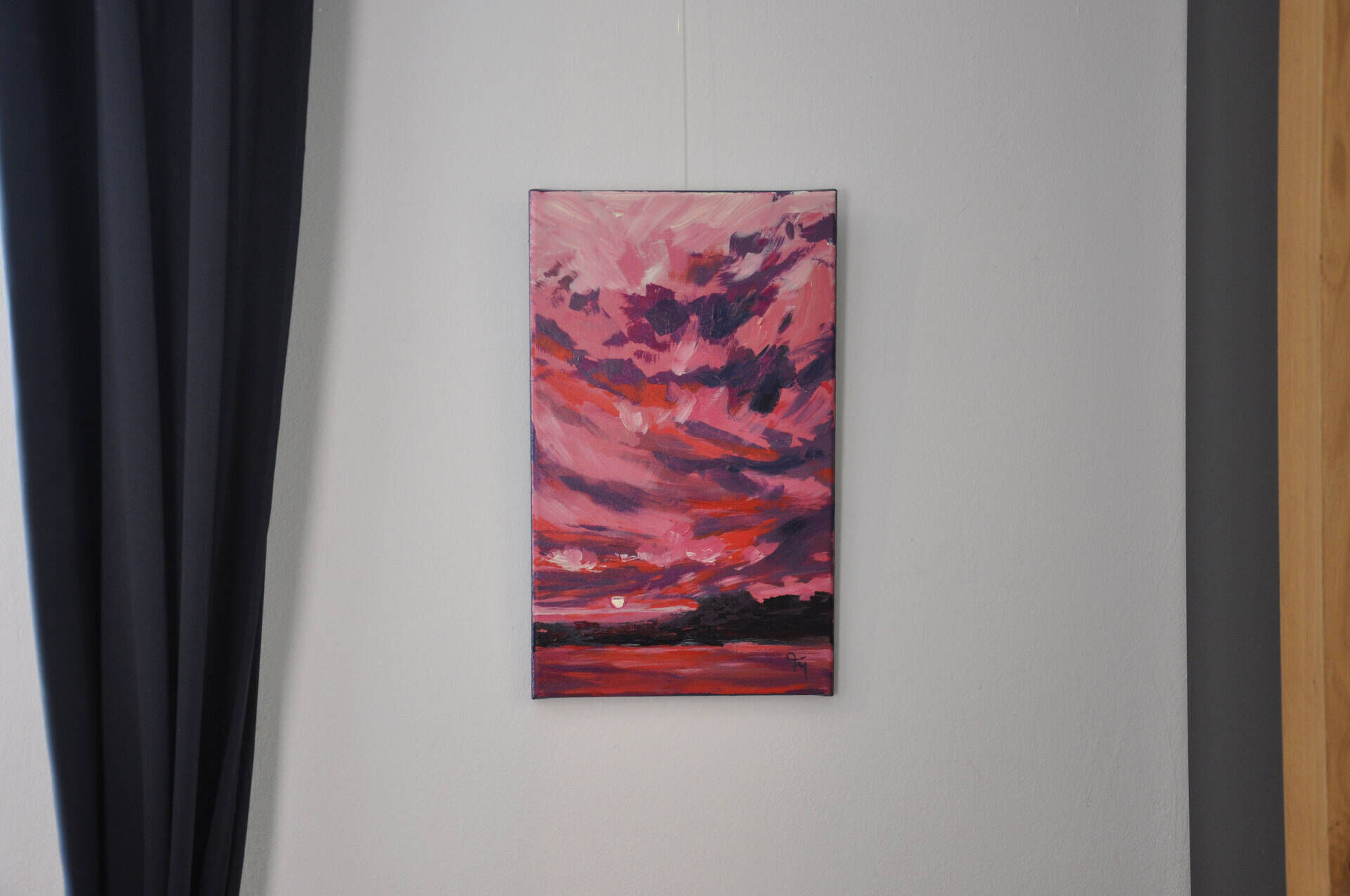 Wolkenlandschaft magenta - Melissa Faltermeier 1