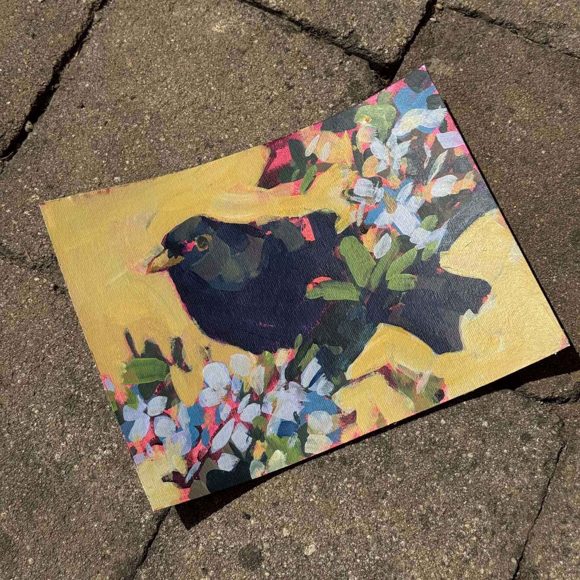 Amsel im Apfelbaum - Daniel Heimgärtner 2