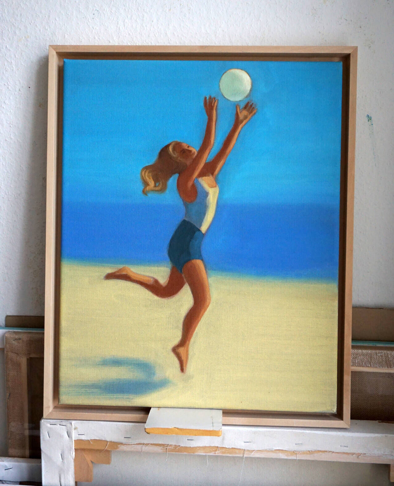 Mädchen mit Ball - Christian Herzig 1