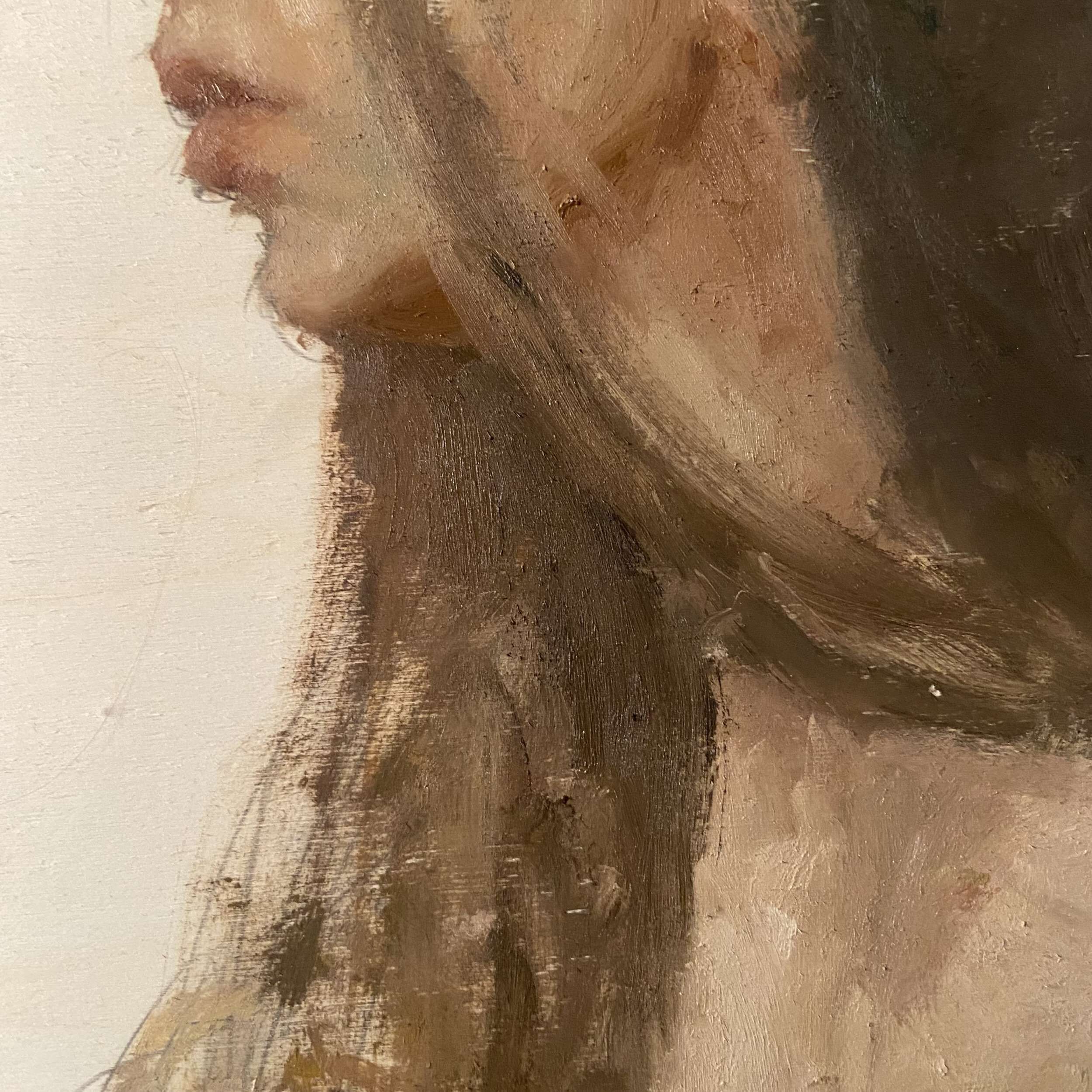 Selbstportrait mit offenen Haaren - Lilli Geyer 5