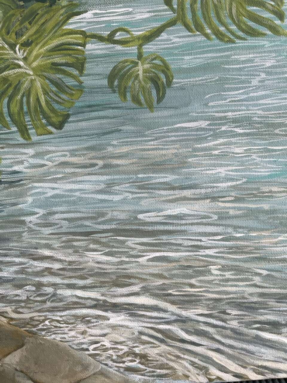 Bewölkter Tag am Wasser - Leyla Jalili 4