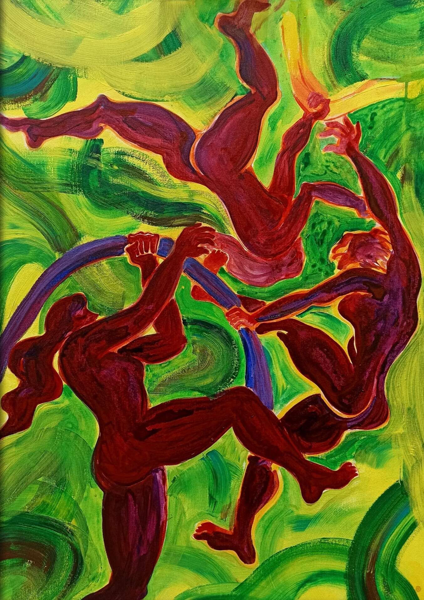 Fighting with snakes - Olesia Bieliavtseva 1