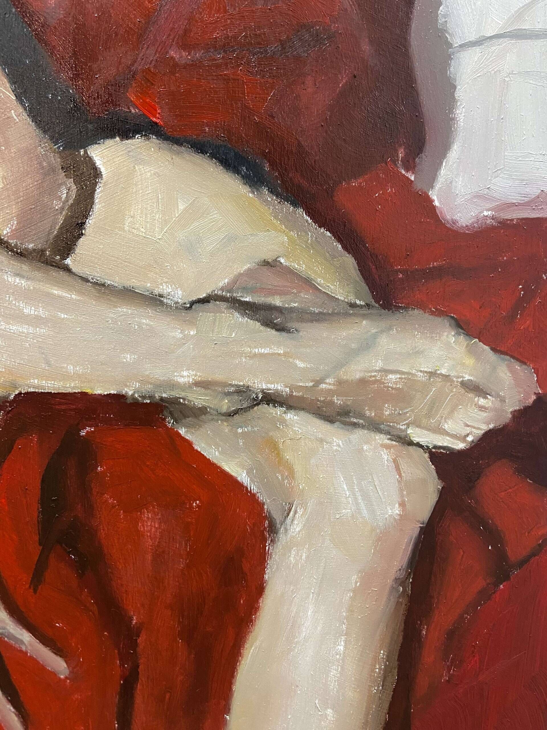 Ellen in red sheets I - Lilli Geyer 6