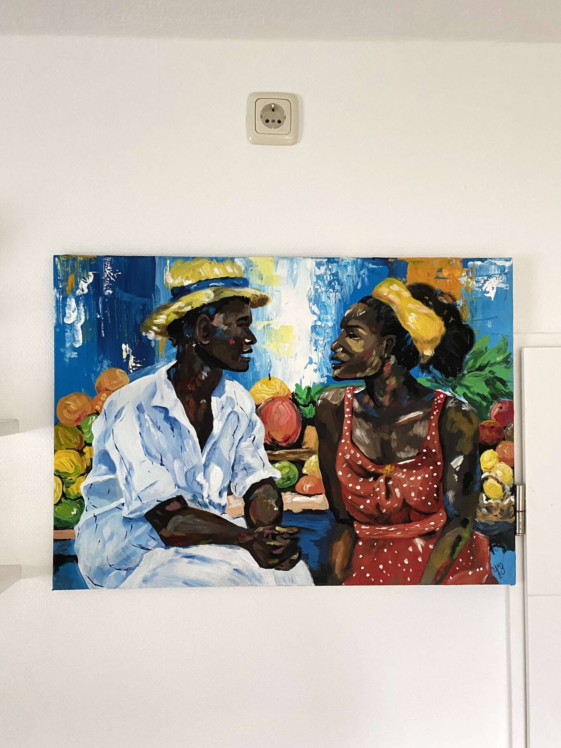 Am Obststand - Yana Sahle 2