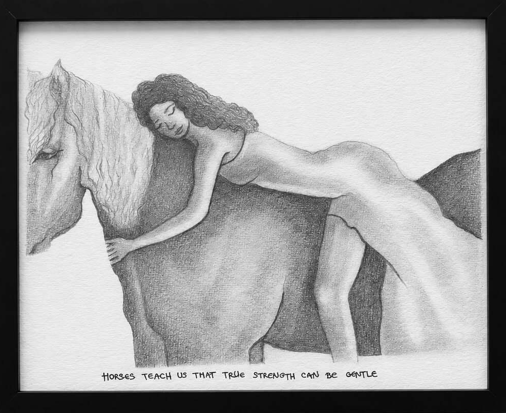 Girl and Horse