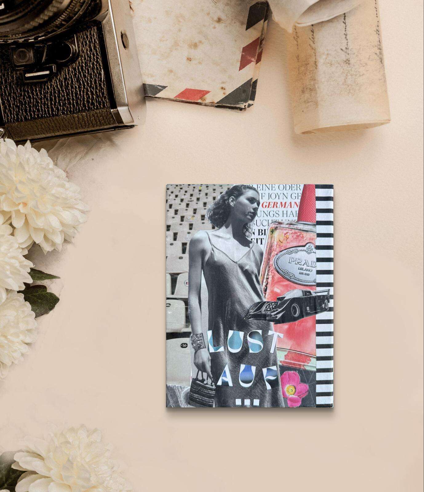 GEDANKENLOS GIRL Collage - Sybille Stein 6