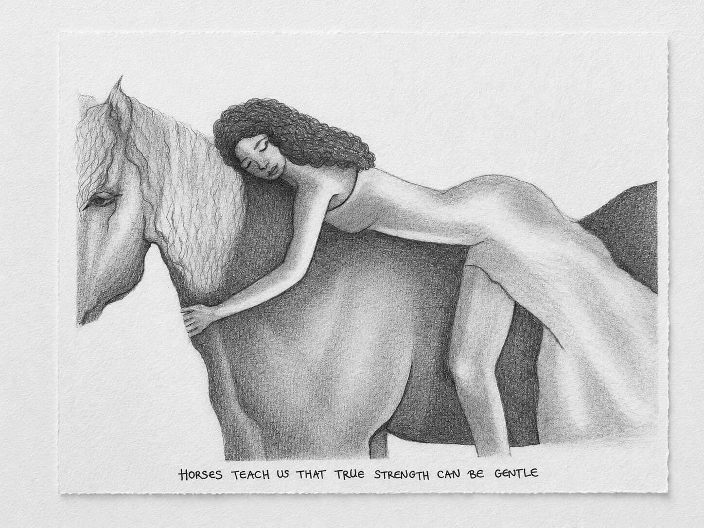 Girl and Horse - Teuta Pashnjari 2