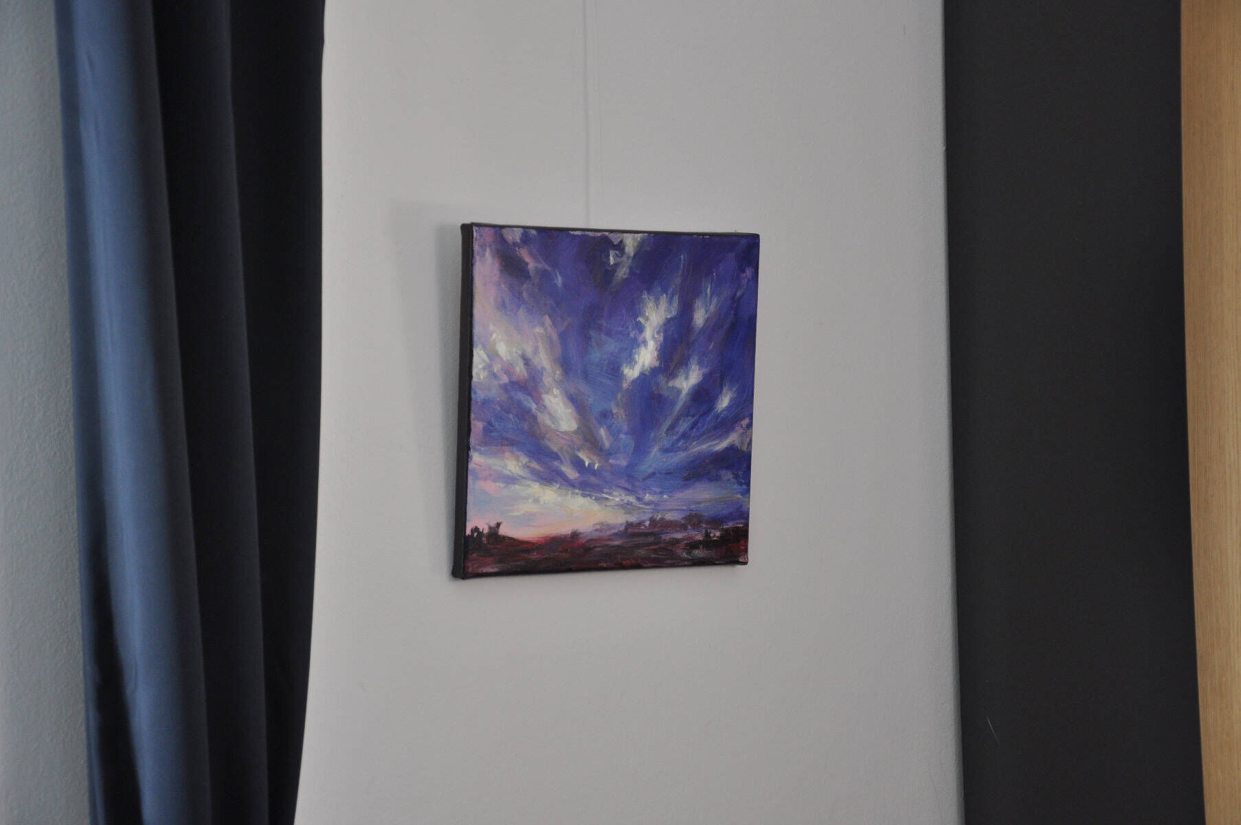 Wolkenaufbruch Violett I