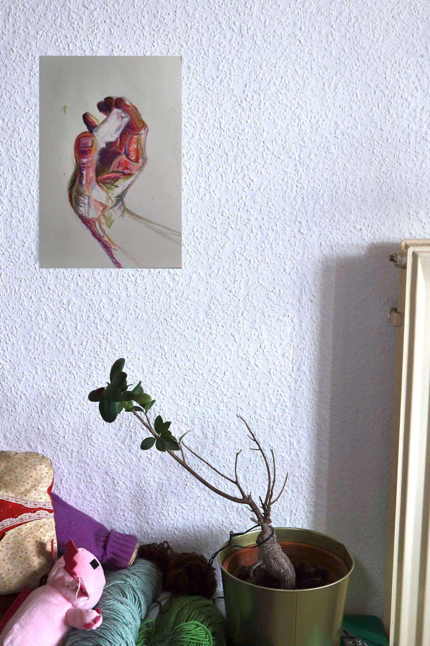 Handstudie Eiswürfel  - Merle Renkl 5