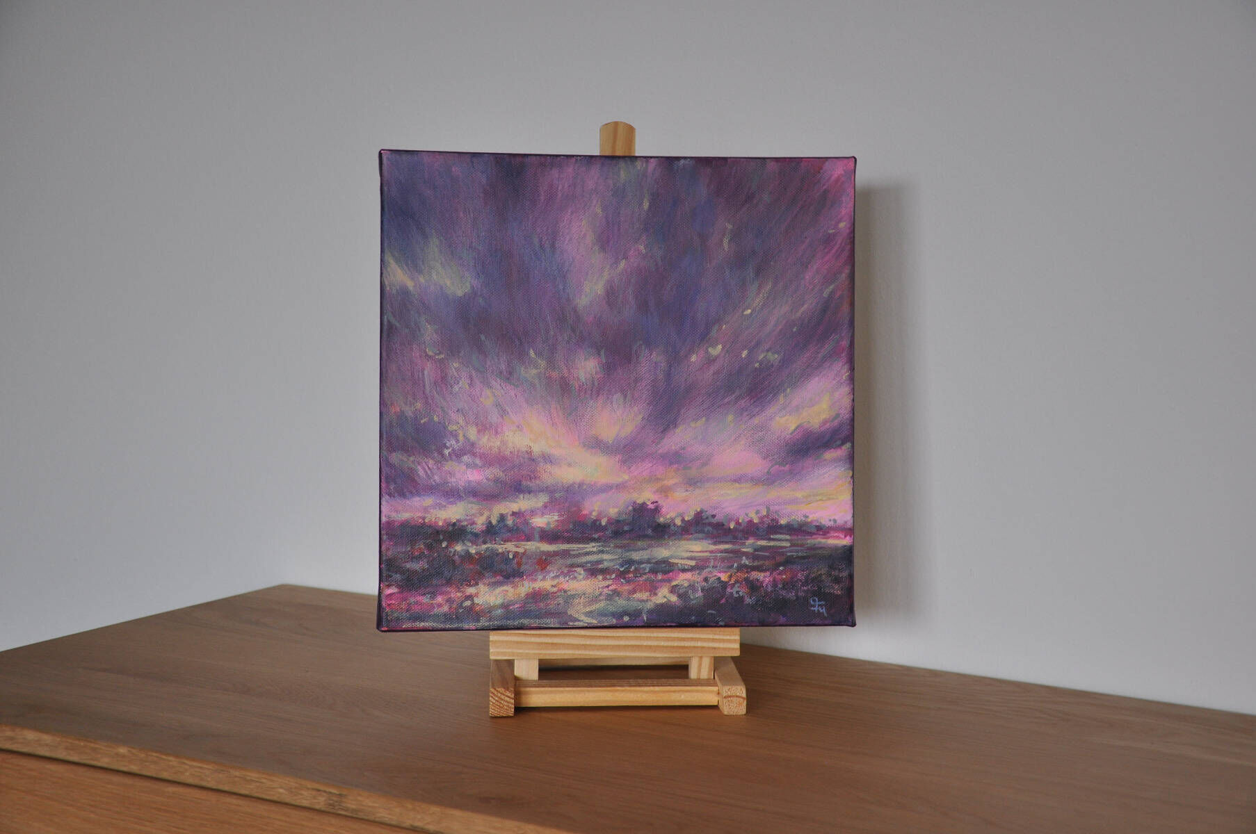 Wolkenaufbruch Violett III