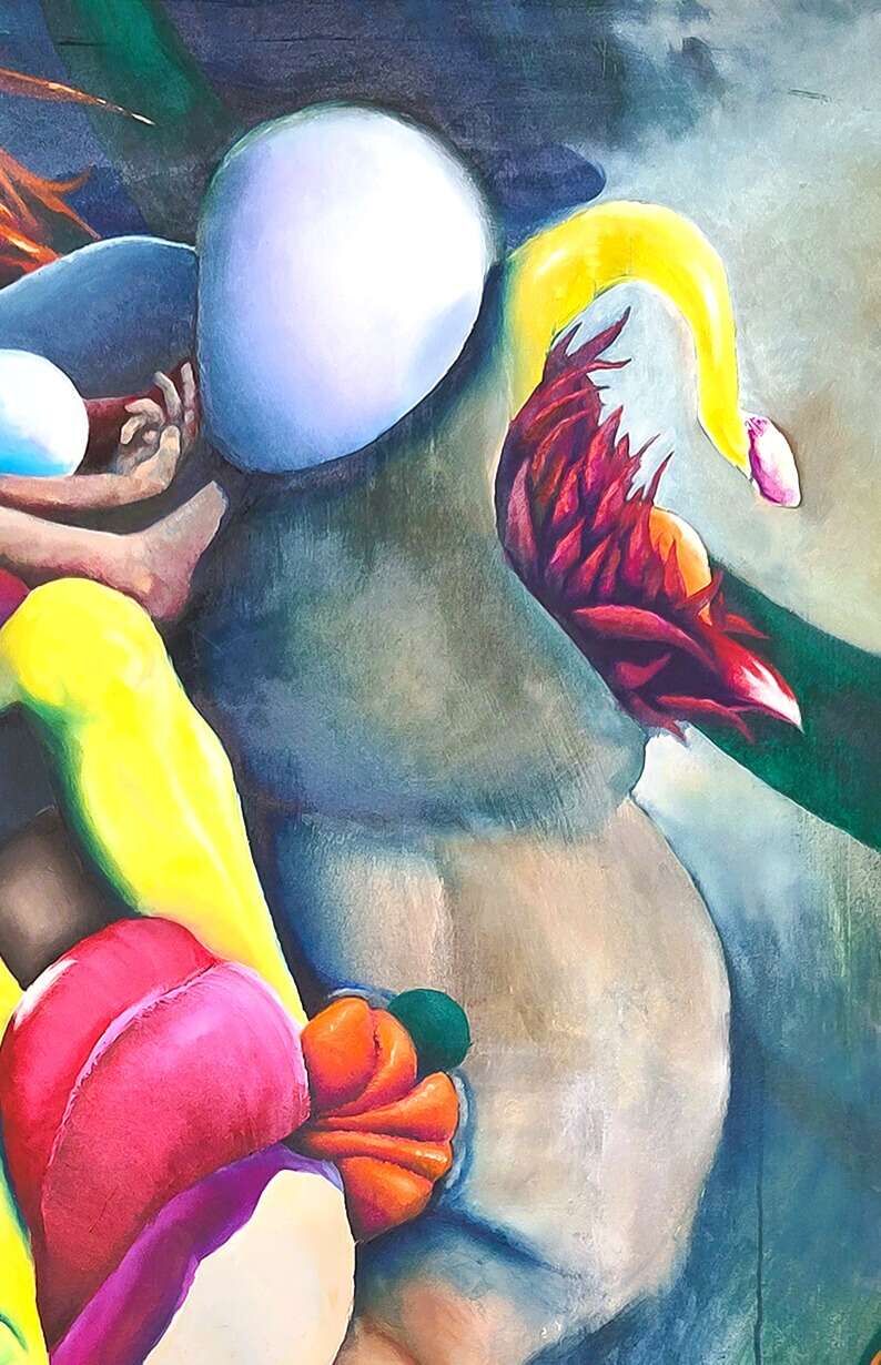 Bunter Engel mit Blumen - Fabio Lorenzo 4