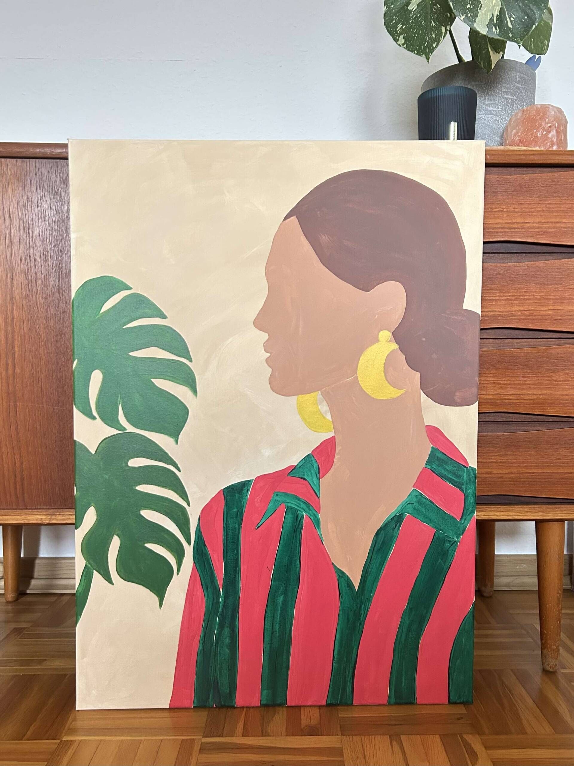 Figur mit Fensterblatt  - Ana Carmona Hernandez 2