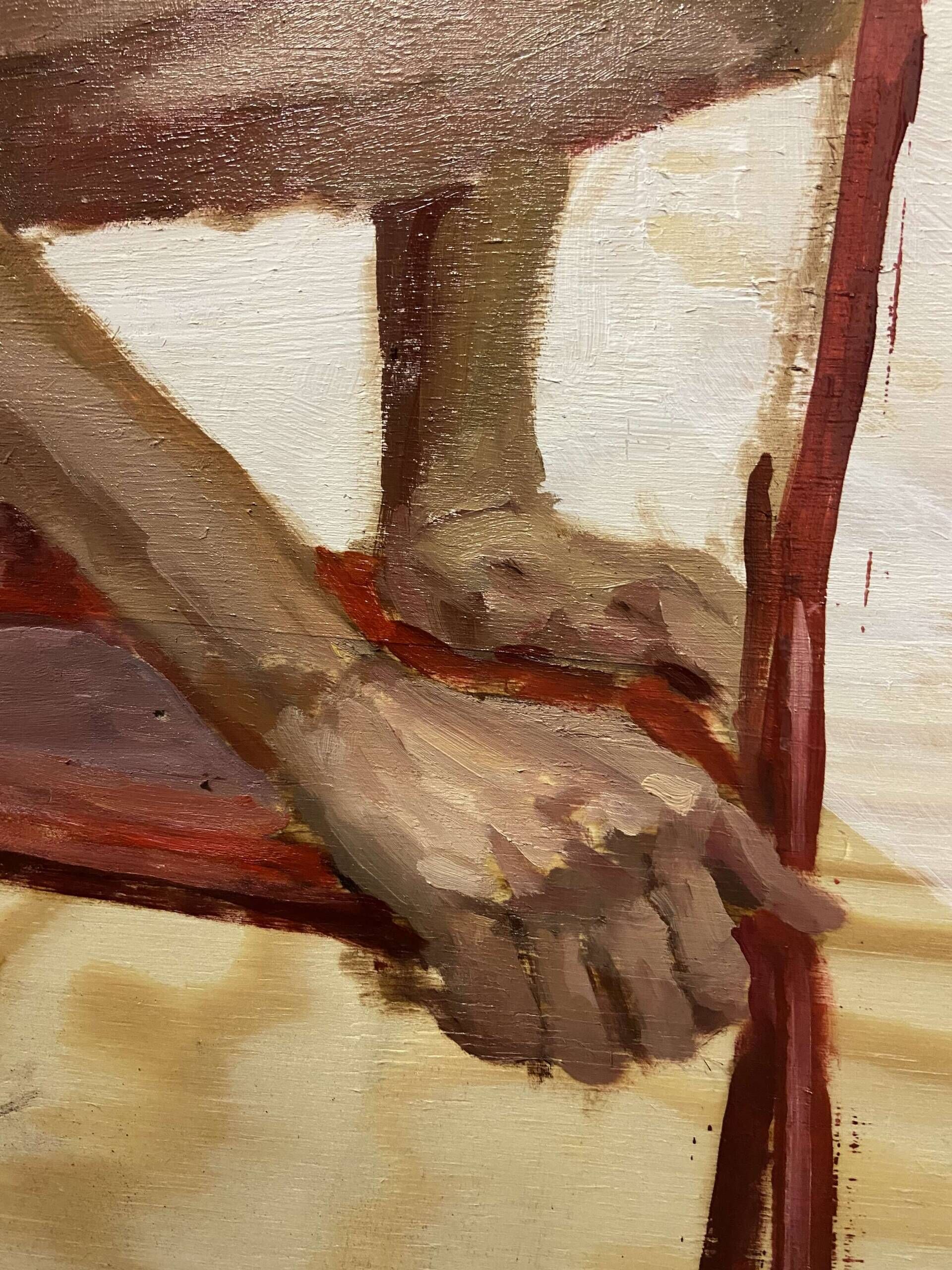 Elisa auf rotem Stuhl  - Lilli Geyer 5