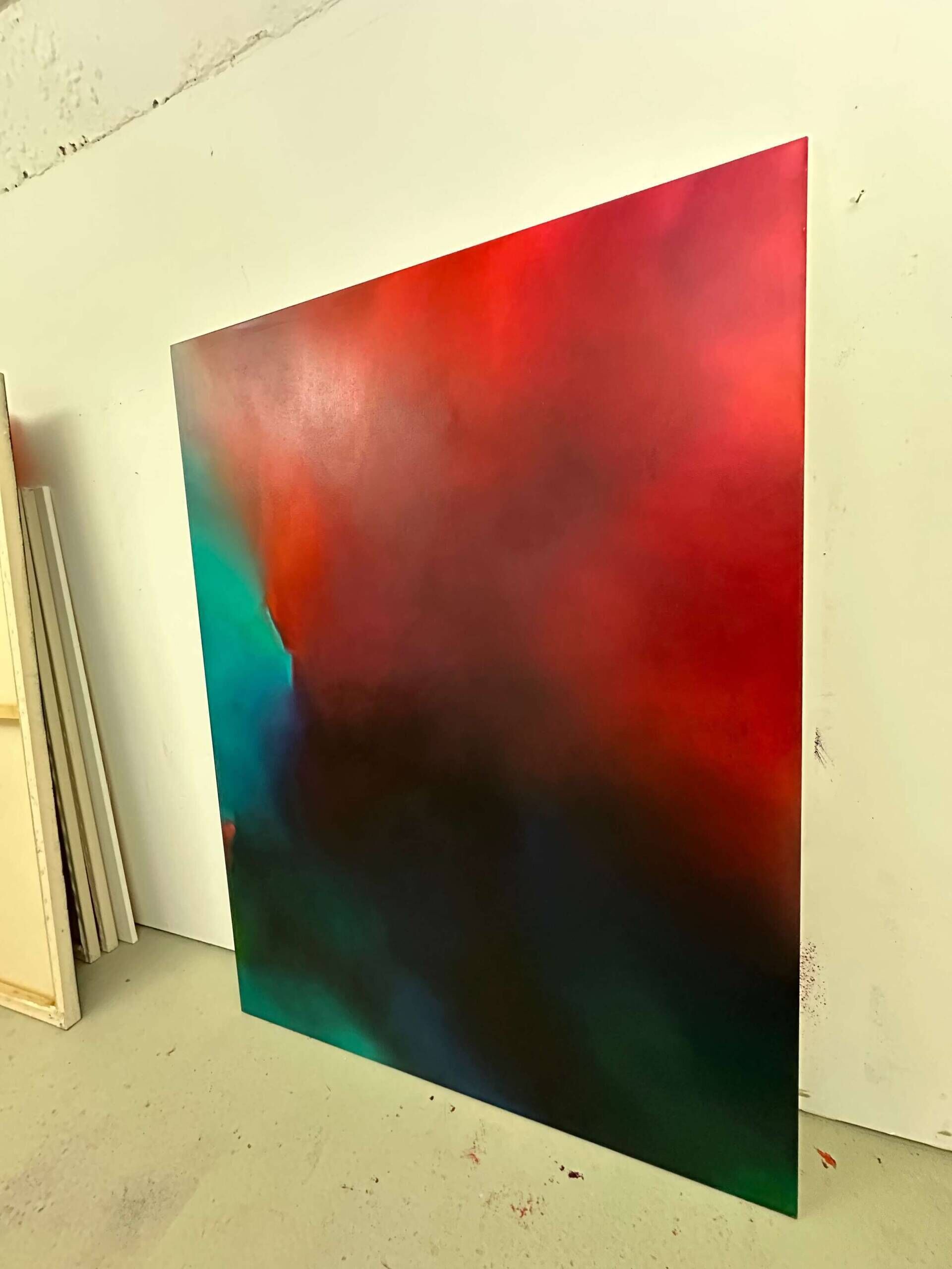 Farbbad Rotblautürkisgrün - Antje Bockeloh 3