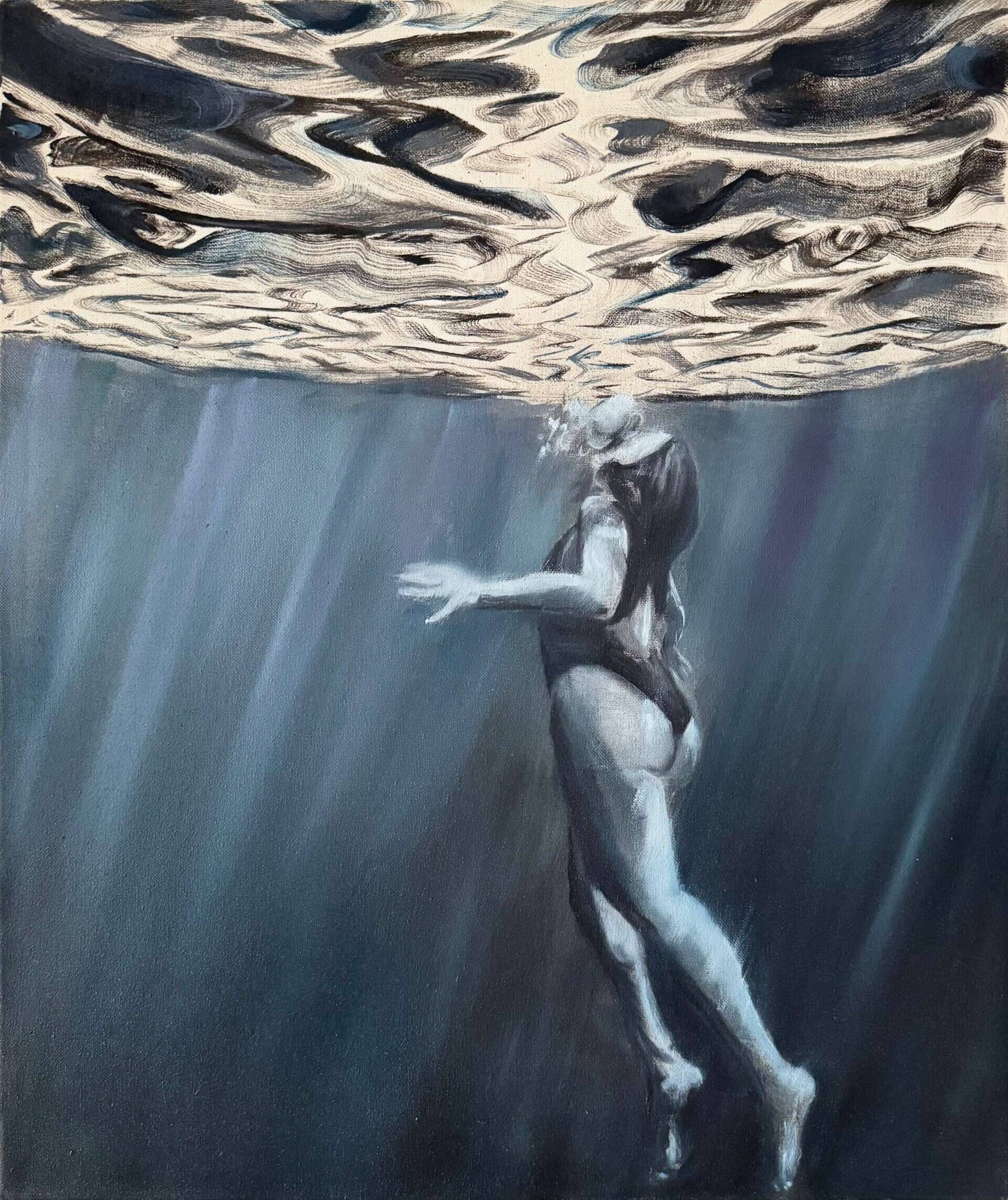 Gray swimming #1 - Maria Pantagoutsou 1