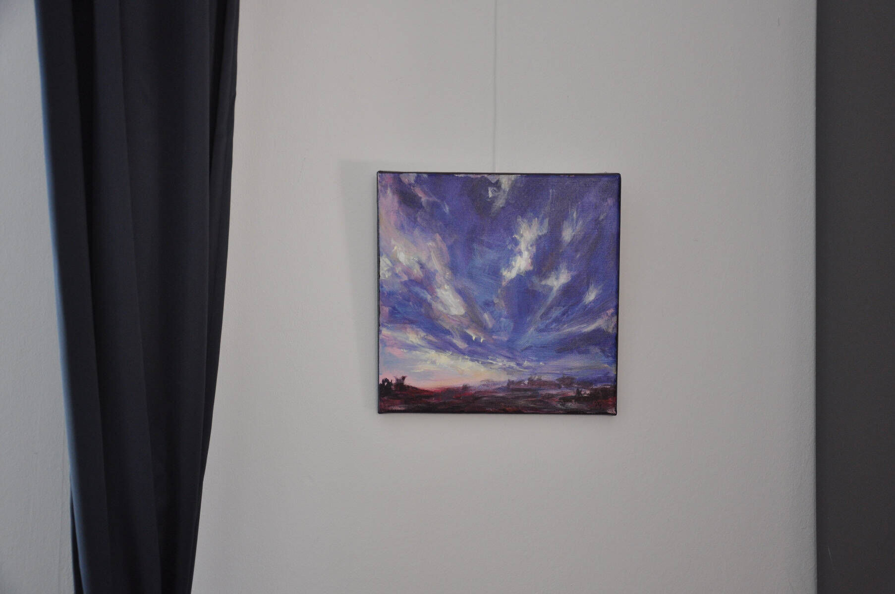 Wolkenaufbruch Violett I
