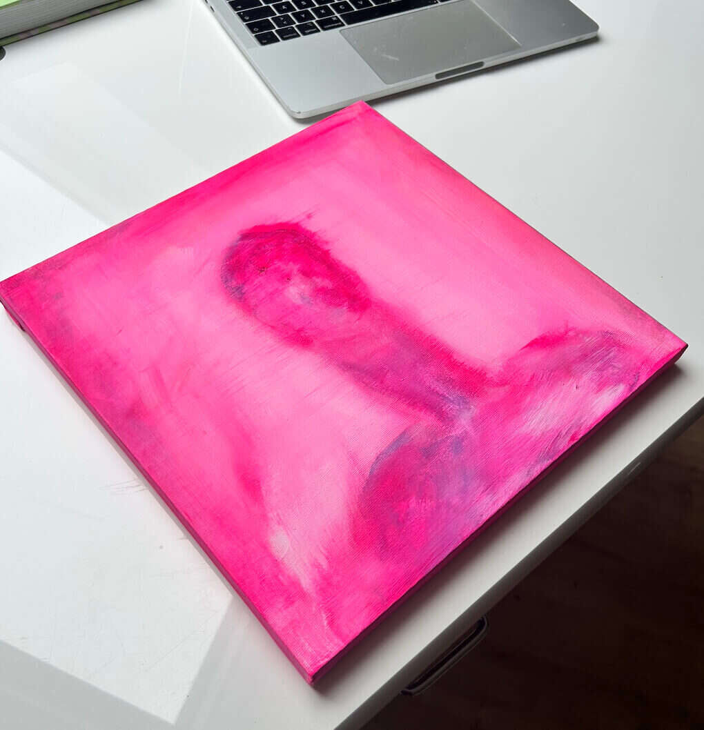 Dissolved Portrait in Magenta - Leonel Perez 2