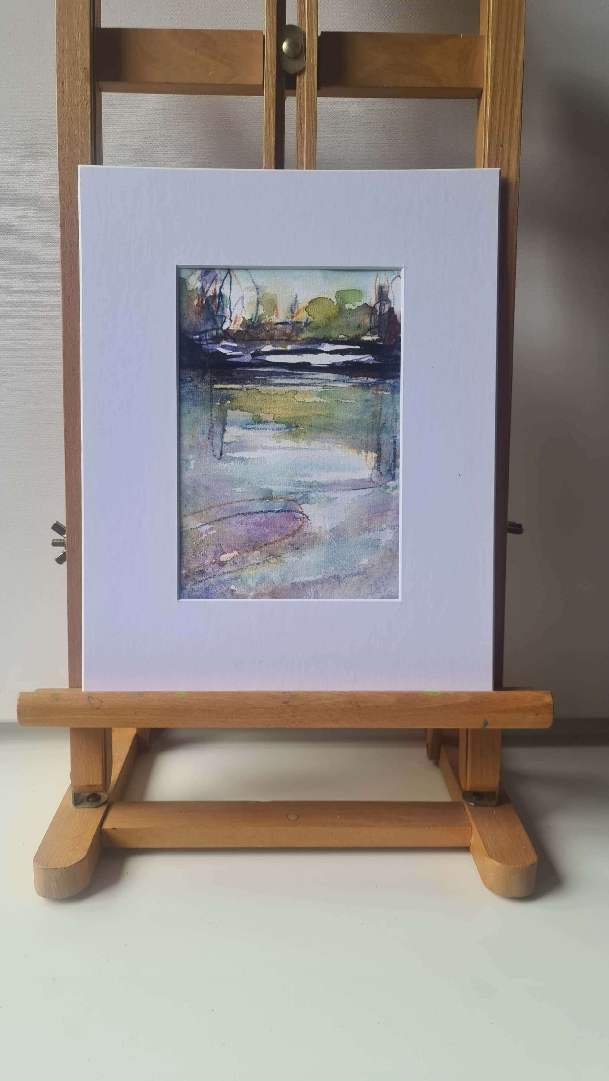 Aquarell am See 2 - Annegret Mainz 3