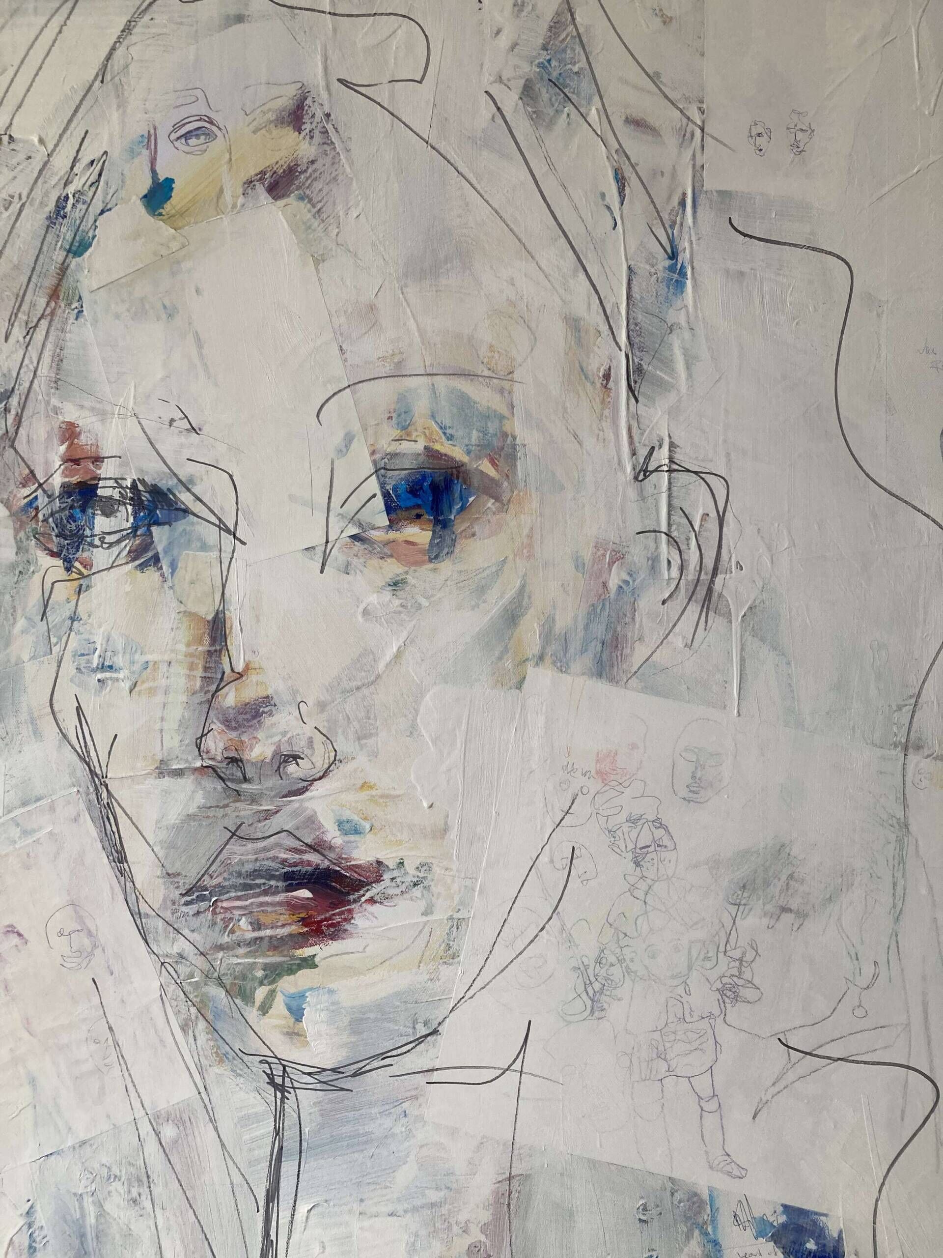 Portrait unter weiß ll - Kim Helbig 2