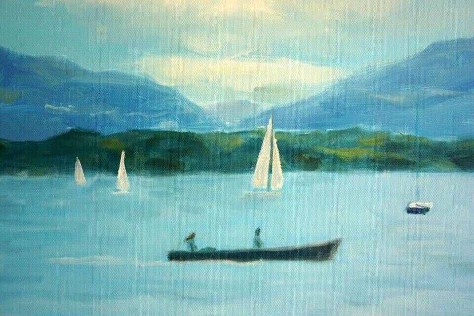 Boote auf dem Chiemsee - Christian Herzig 1