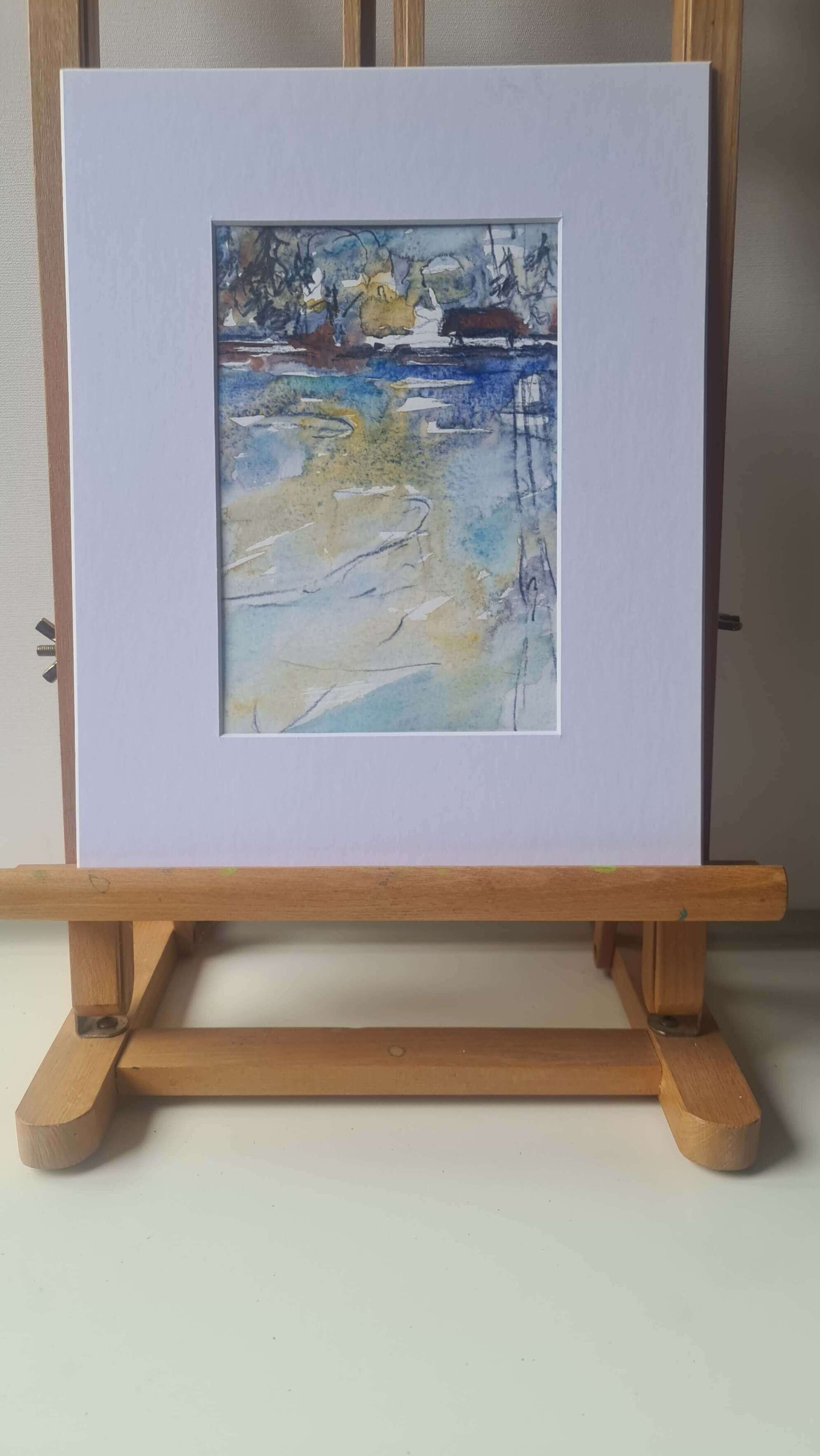 Aquarell am See 1 - Annegret Mainz 2