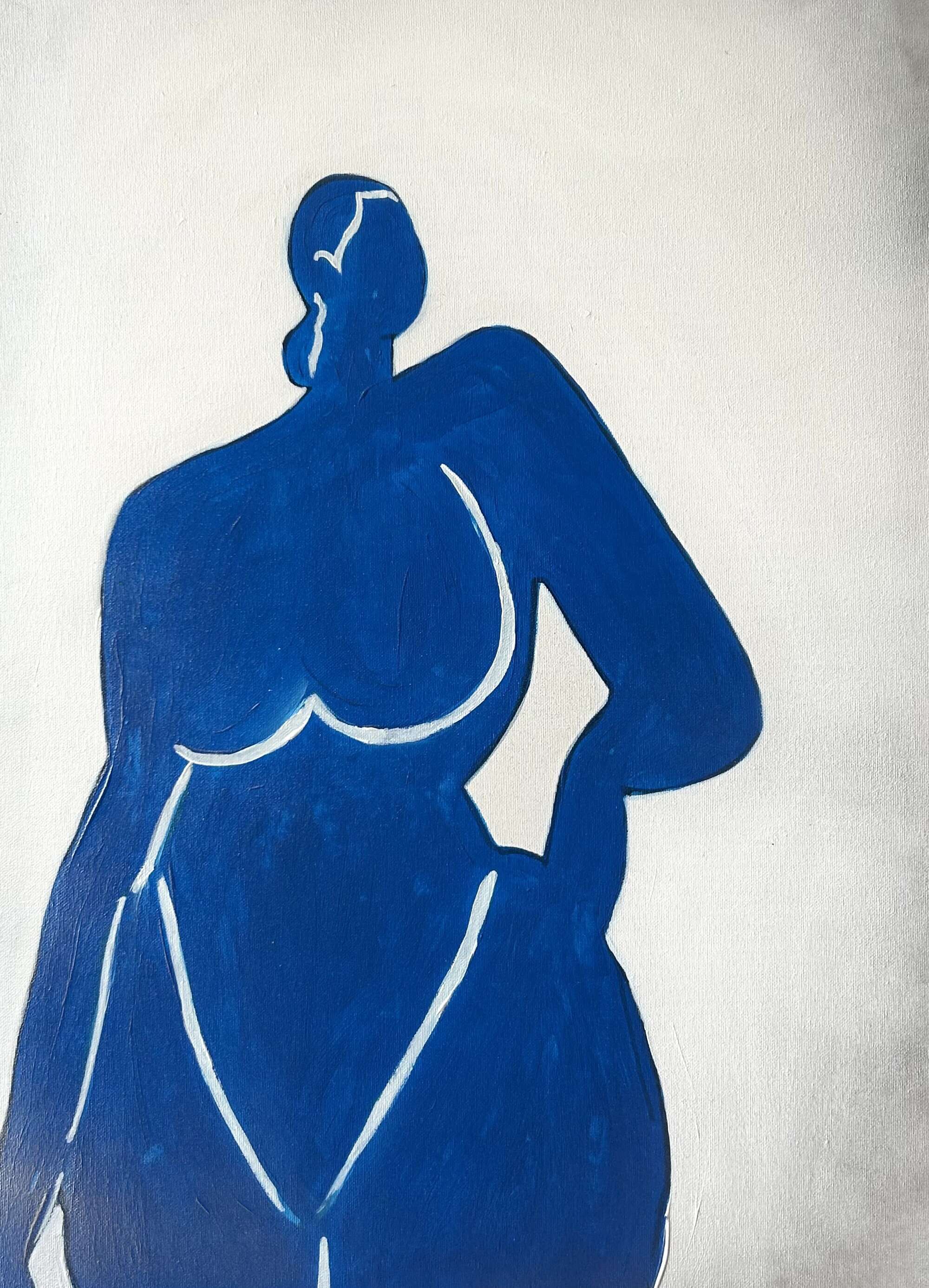 Frau in Blau  - Ana Carmona Hernandez 1