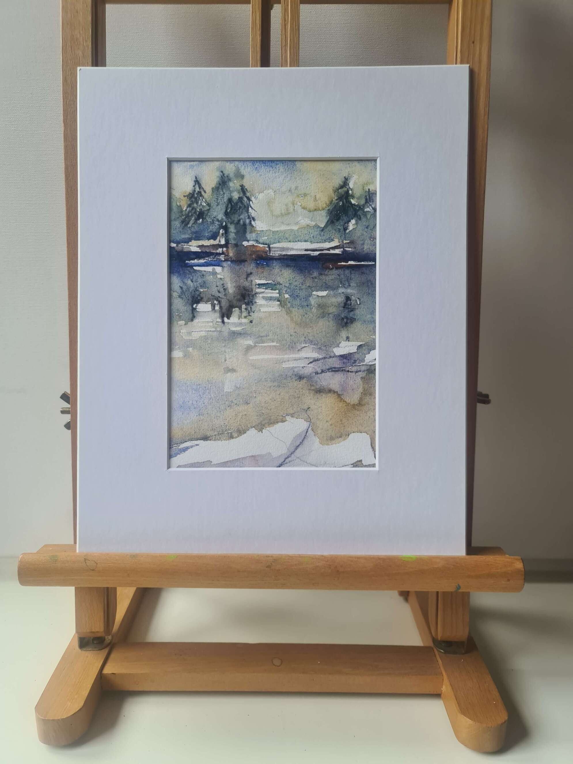 Aquarell am See 3 - Annegret Mainz 3