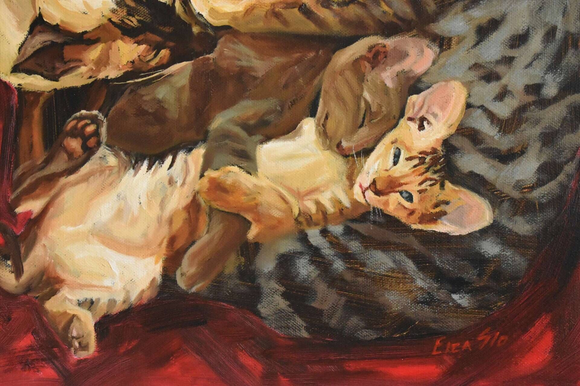 Red Cat Square  - Elza Slo 5