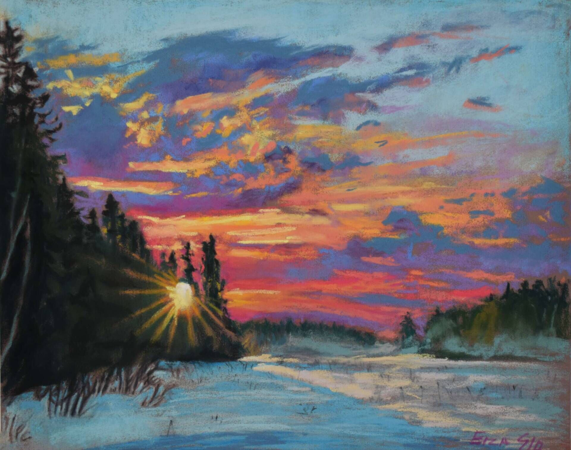 Farben des Winters - Elza Slo 1