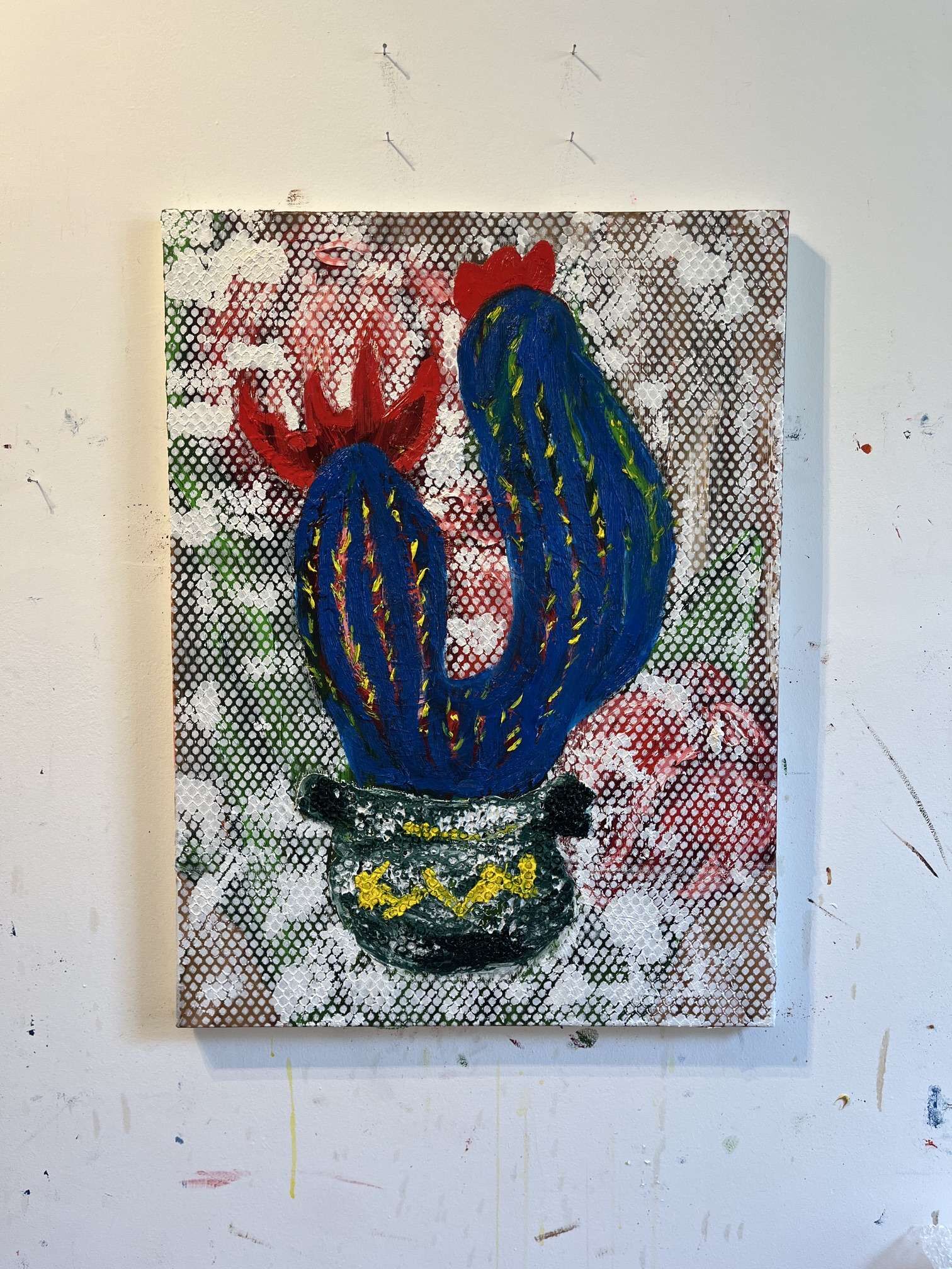Kaktus in Blüte I - Anna Hopfensberger 1