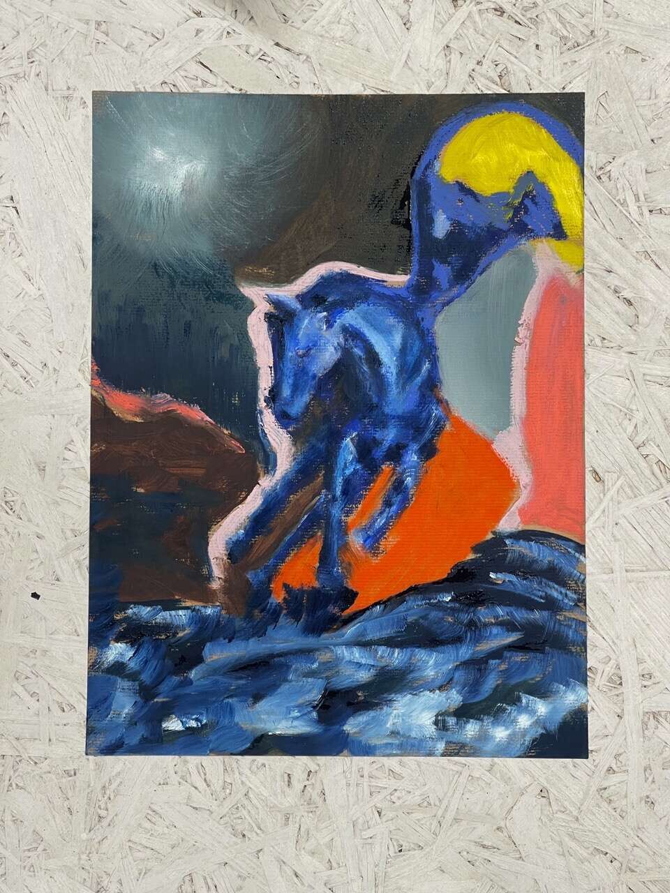 Mi caballo azul III - Juliana Gutiérrez Wiest 4