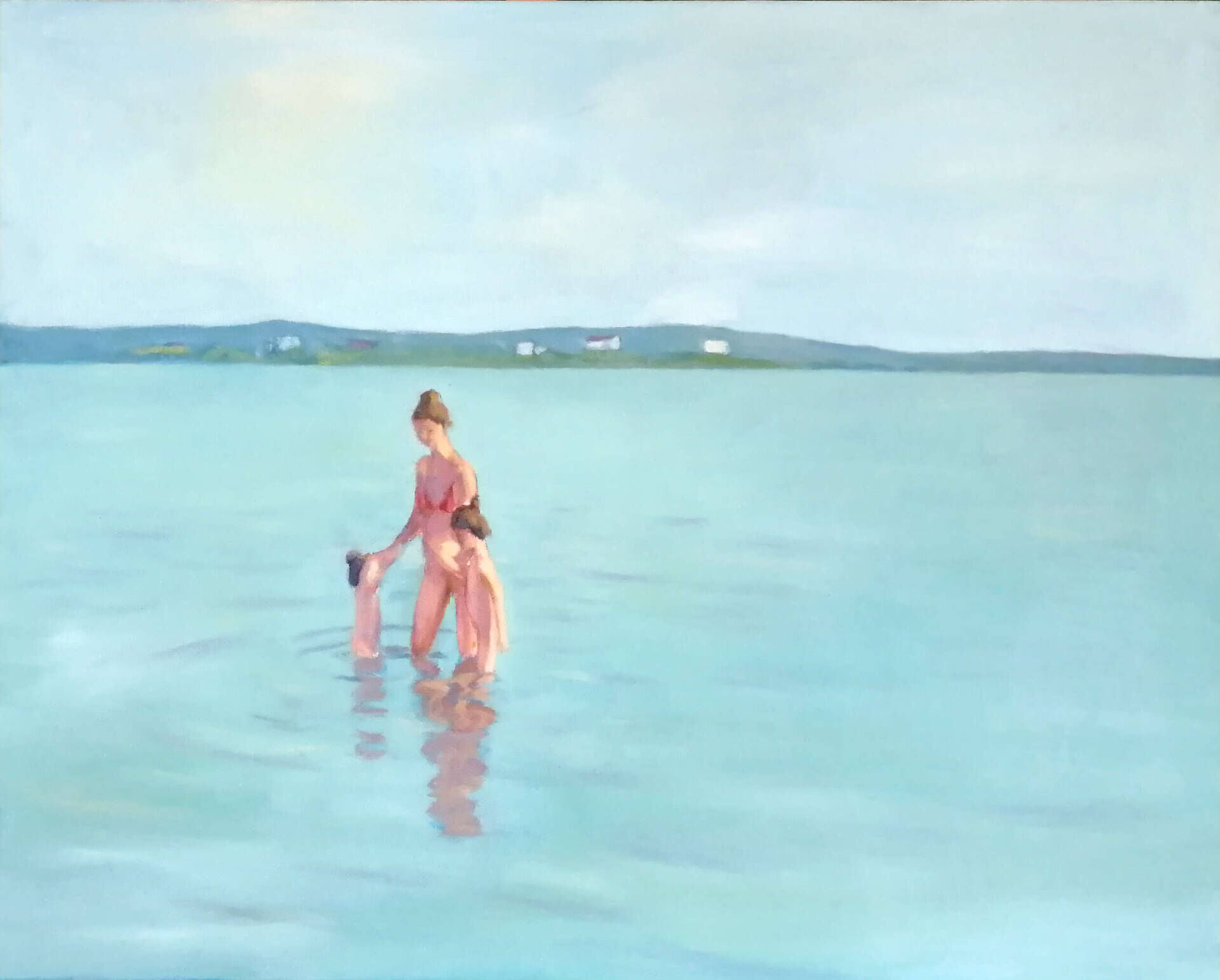 Mutter mit Kindern am See - Christian Herzig 1