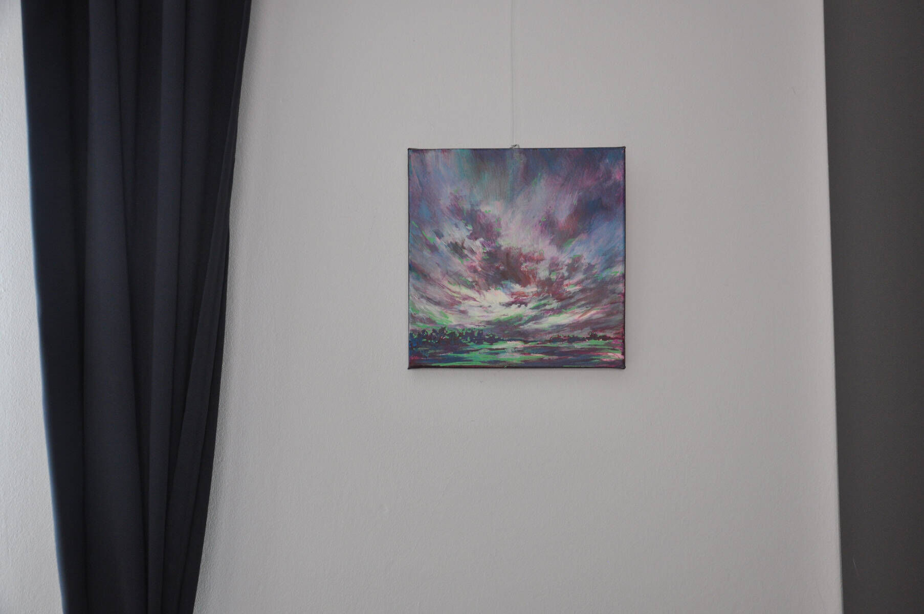 Wolkenlandschaft Violett