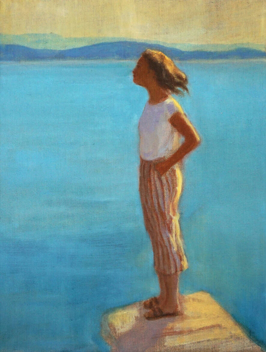 Frau am See - Christian Herzig 1