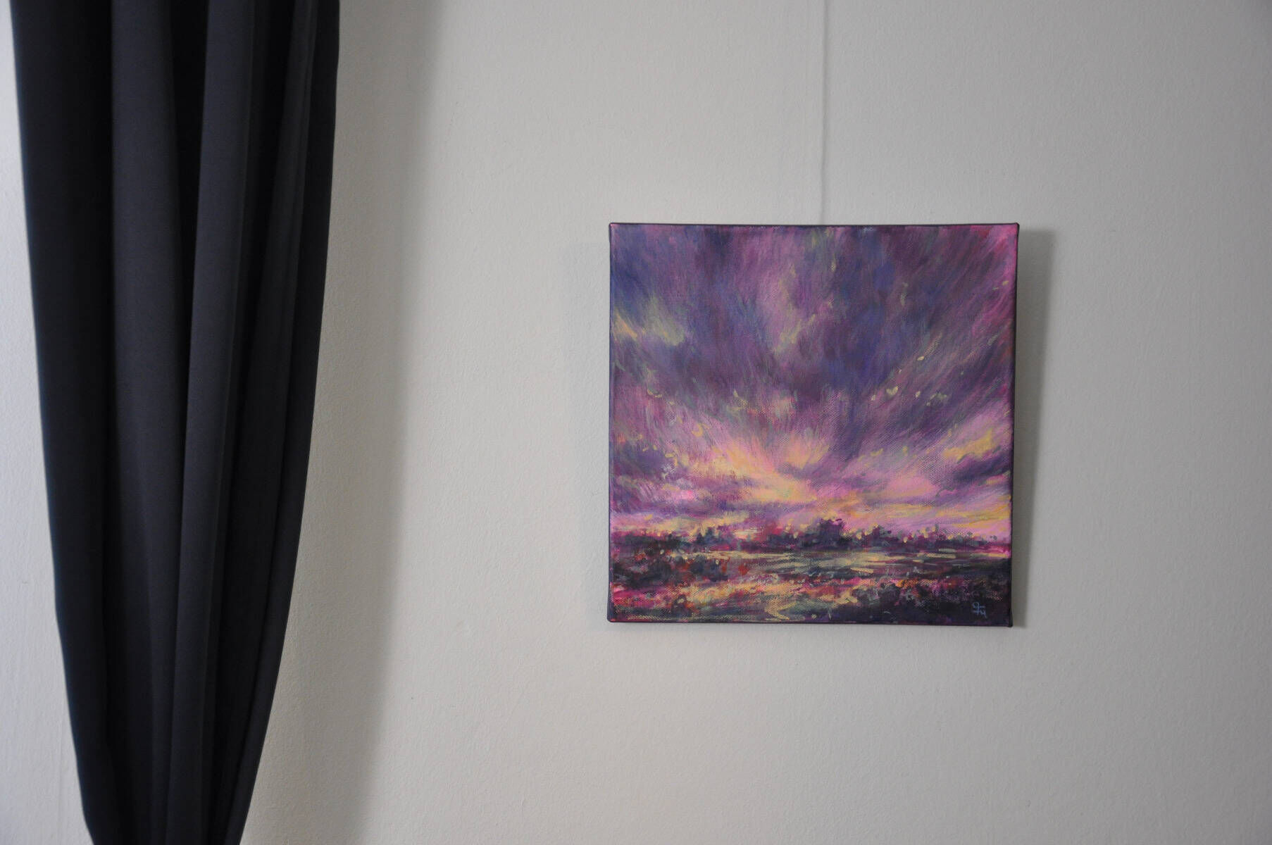 Wolkenaufbruch Violett III