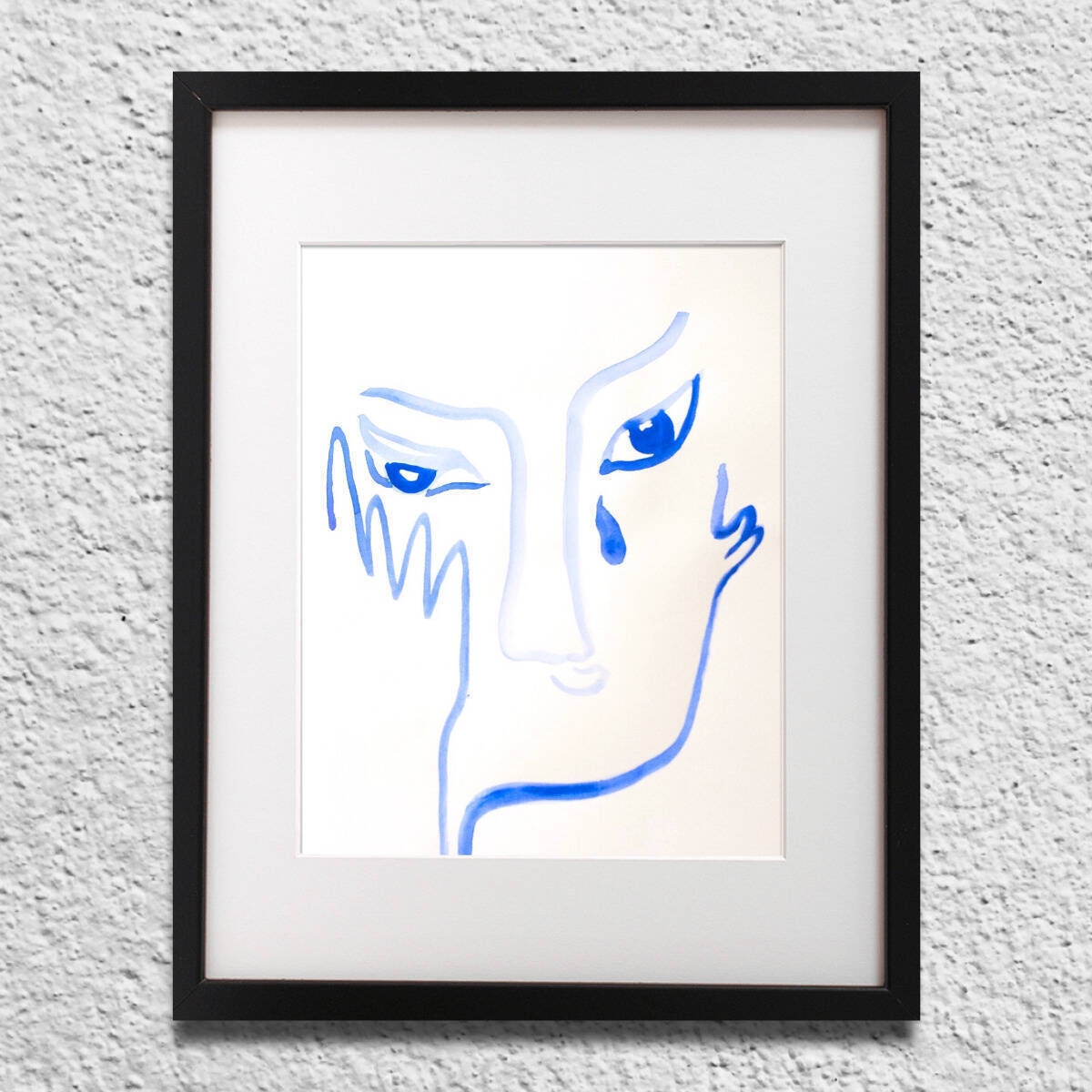 Blaues Gesicht II.