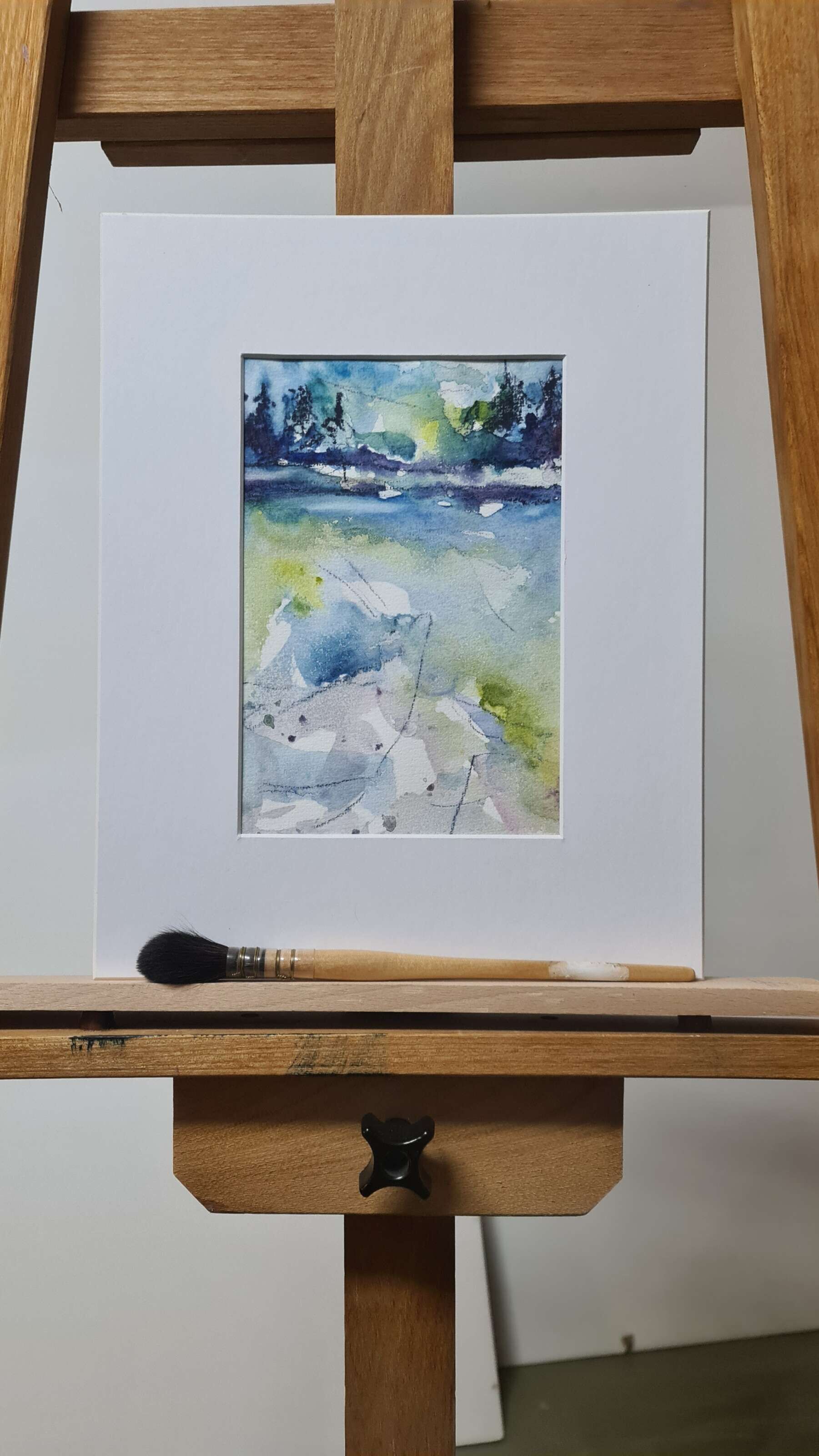 Aquarell am See 6 - Annegret Mainz 3
