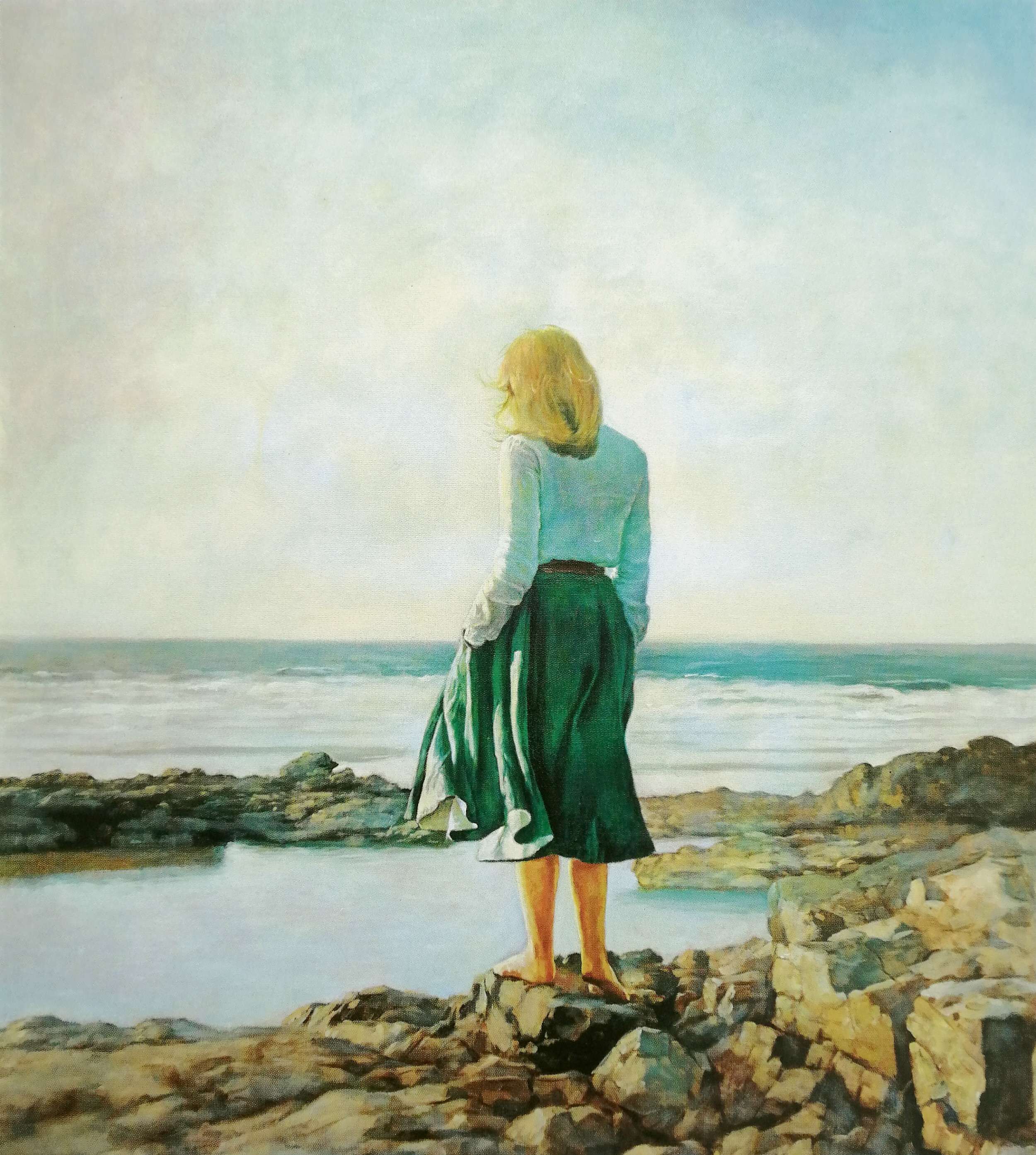 Träumerin am Strand - Christian Herzig 1