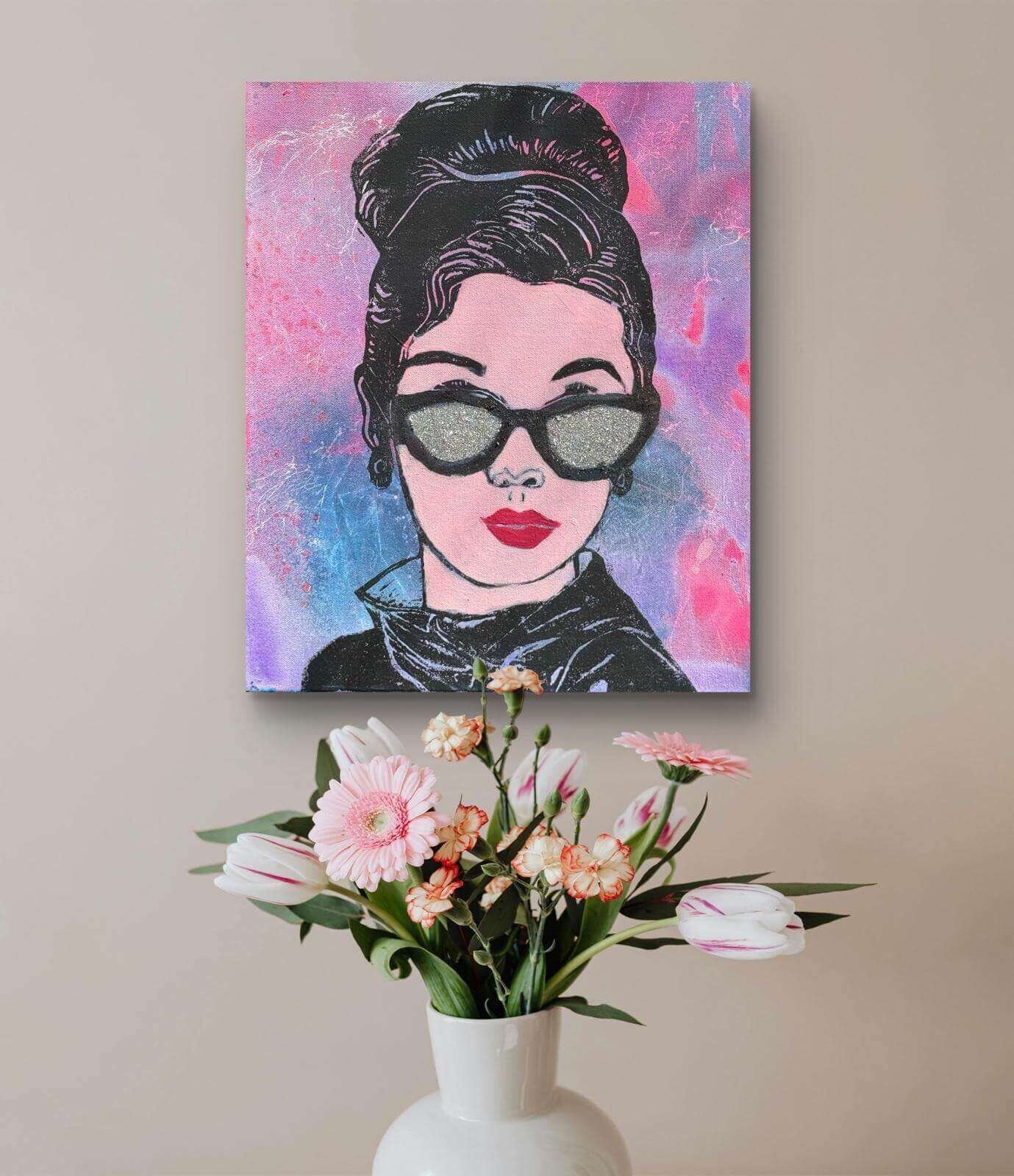 THE COOL COLOURGIRL 02 Linolschnitt - Sybille Stein 5