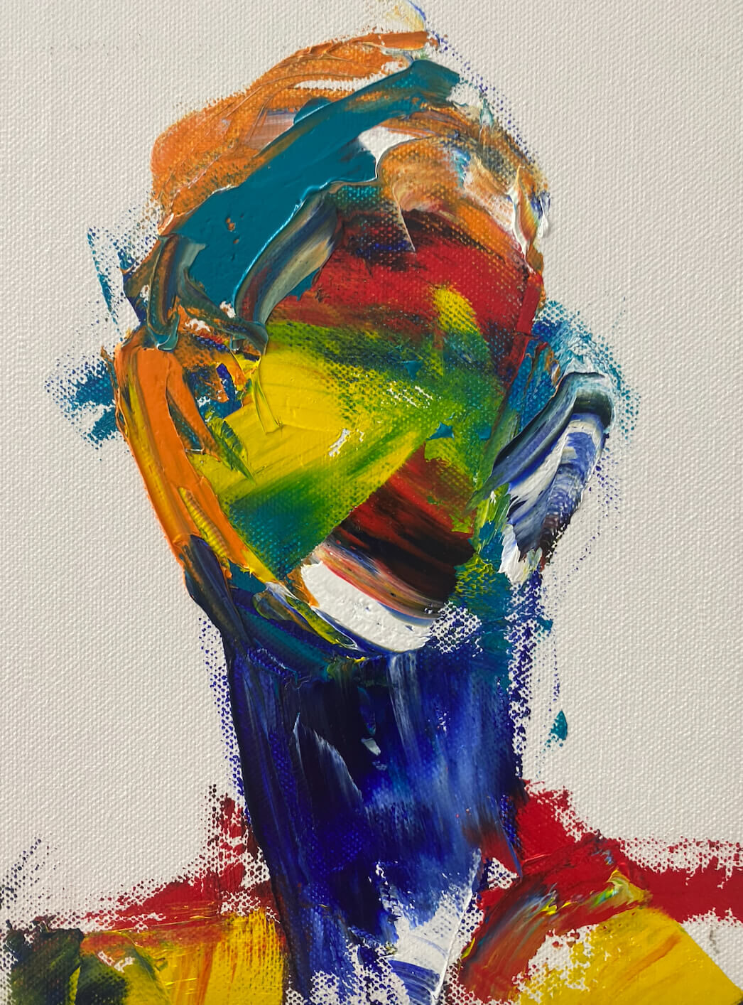 Selbstportrait Bunt II - Leonel Perez 1