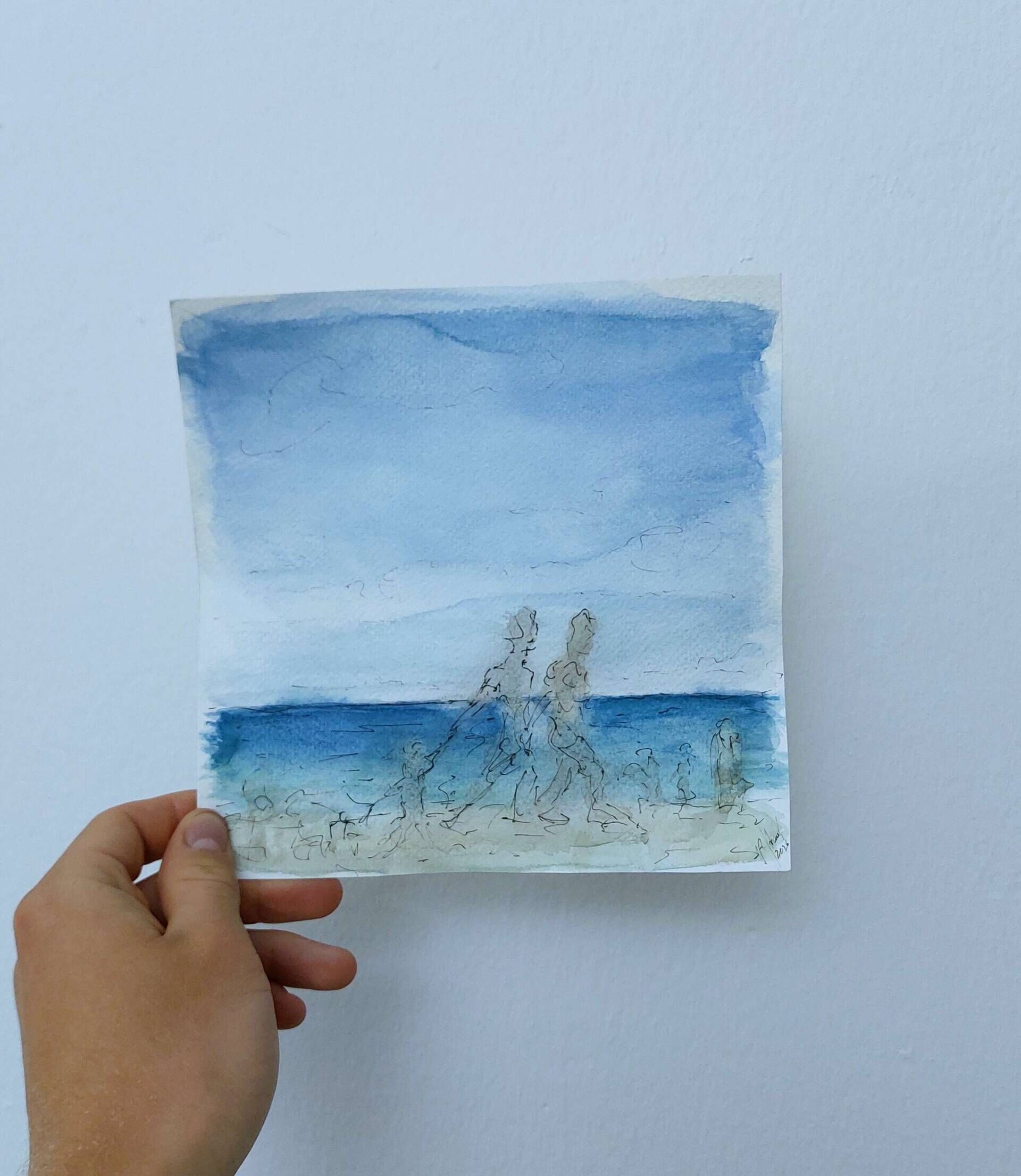 Menschen am Strand - Alexander Straub 2