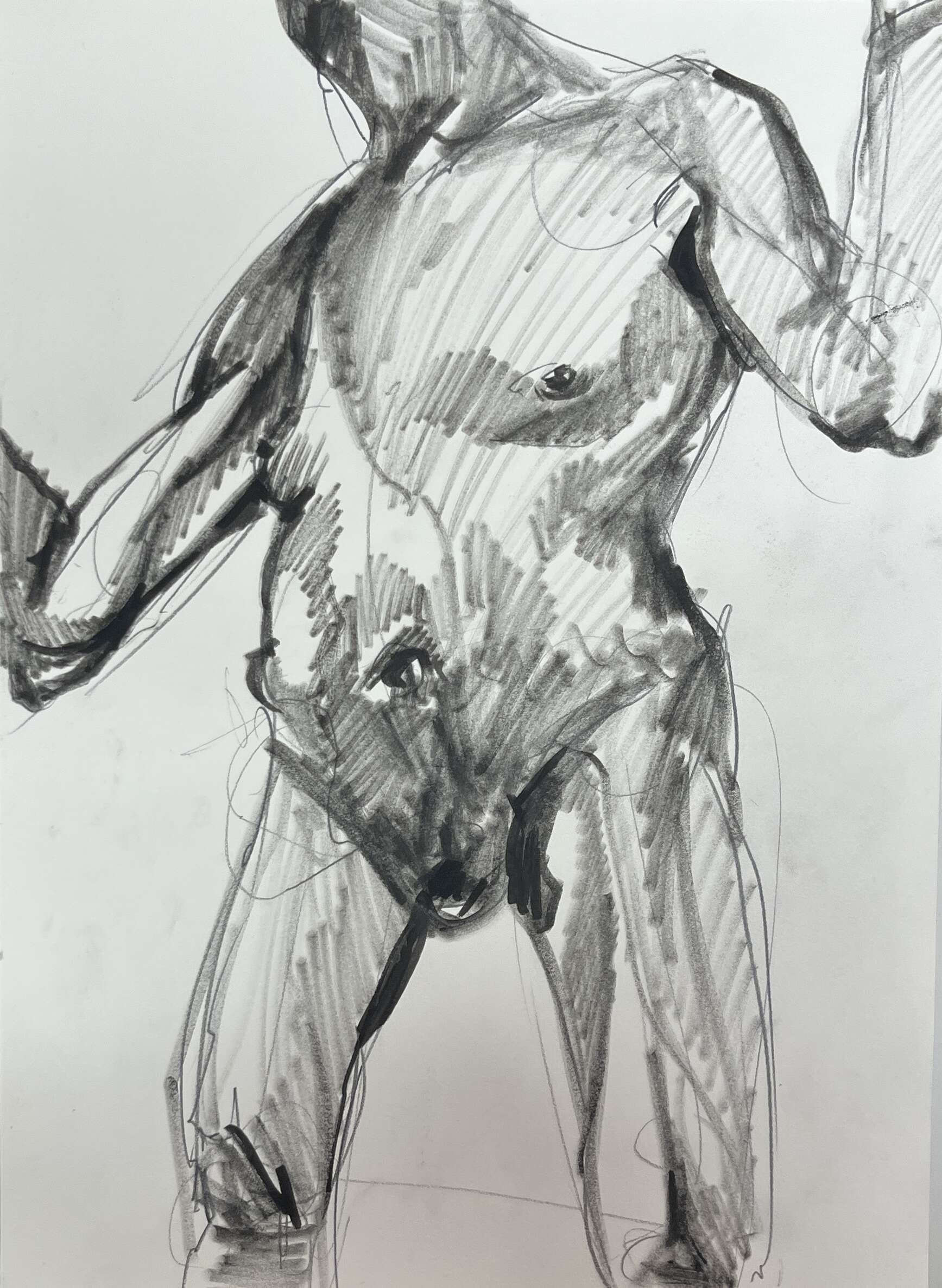 Körper mit angewinkelten Armen - Leon Tho Barwig 1