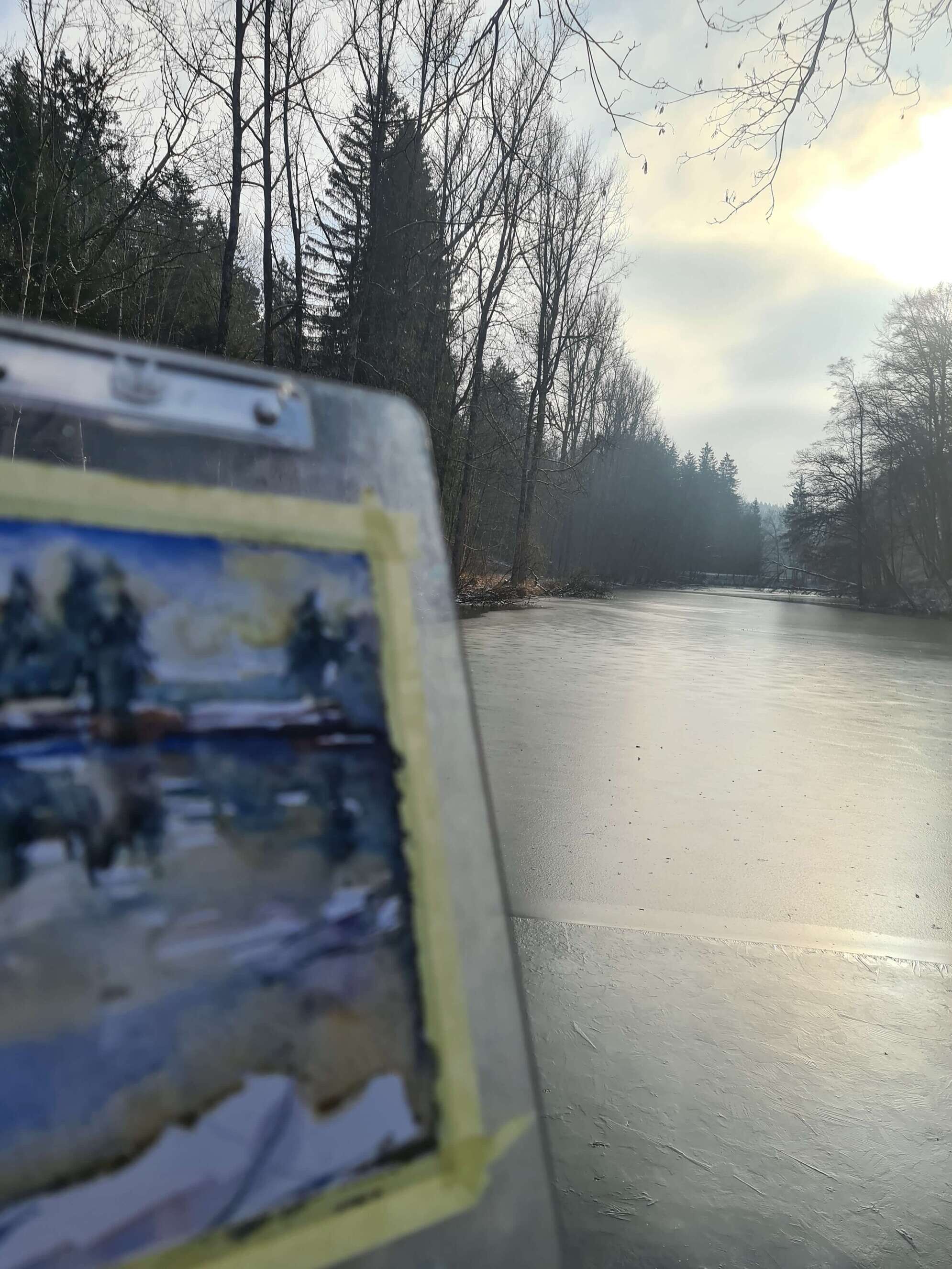 Aquarell am See 3 - Annegret Mainz 4