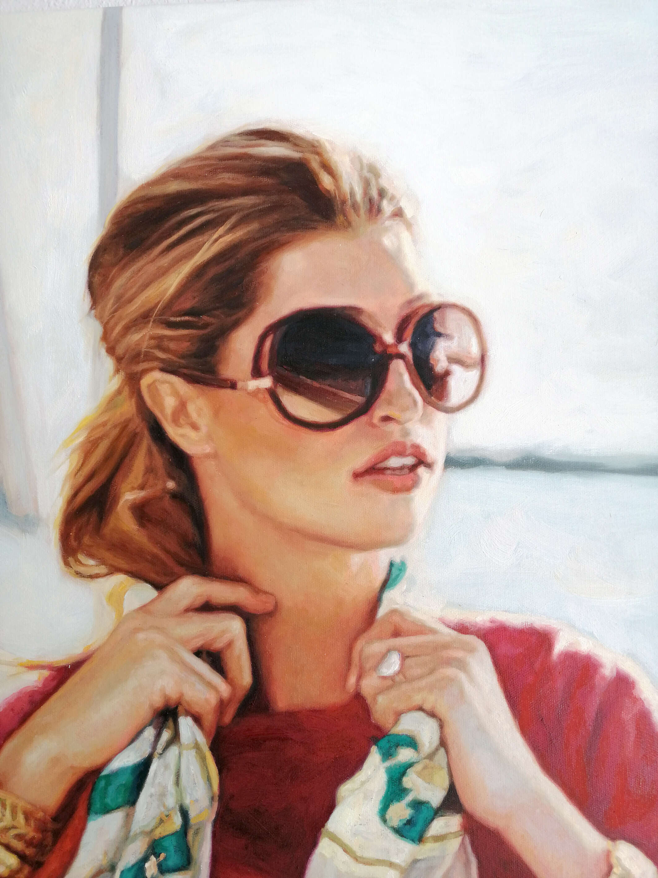 Frau mit Sonnenbrille - Christian Herzig 2